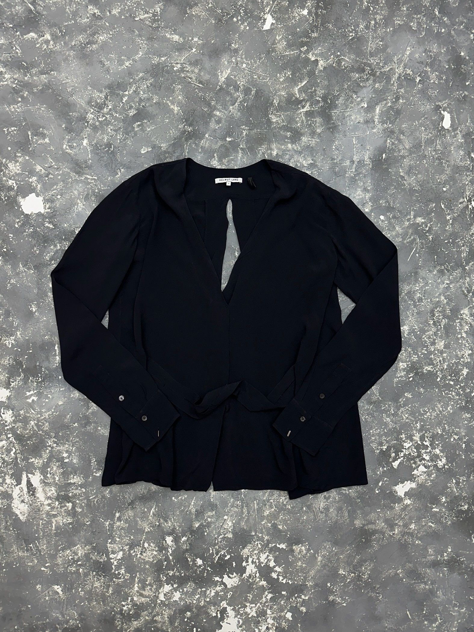Designer × Helmut Lang helmut lang silk blouse top Size S / US 4 / IT 40 - 1 Thumbnail