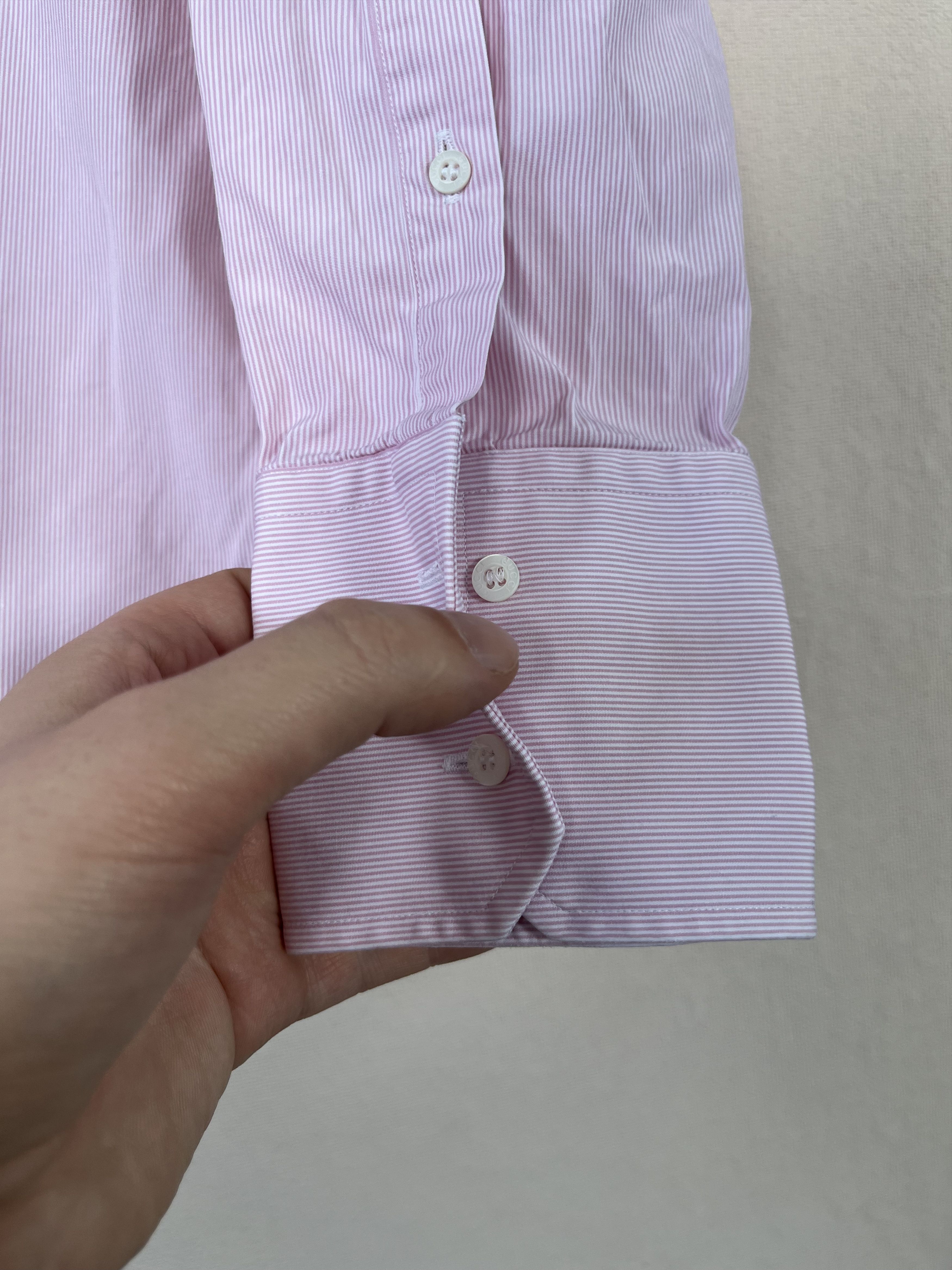 Gucci Gucci Men’s Fitted Striped Button Up Long Sleeve Shirt Size US XL / EU 56 / 4 - 4 Thumbnail
