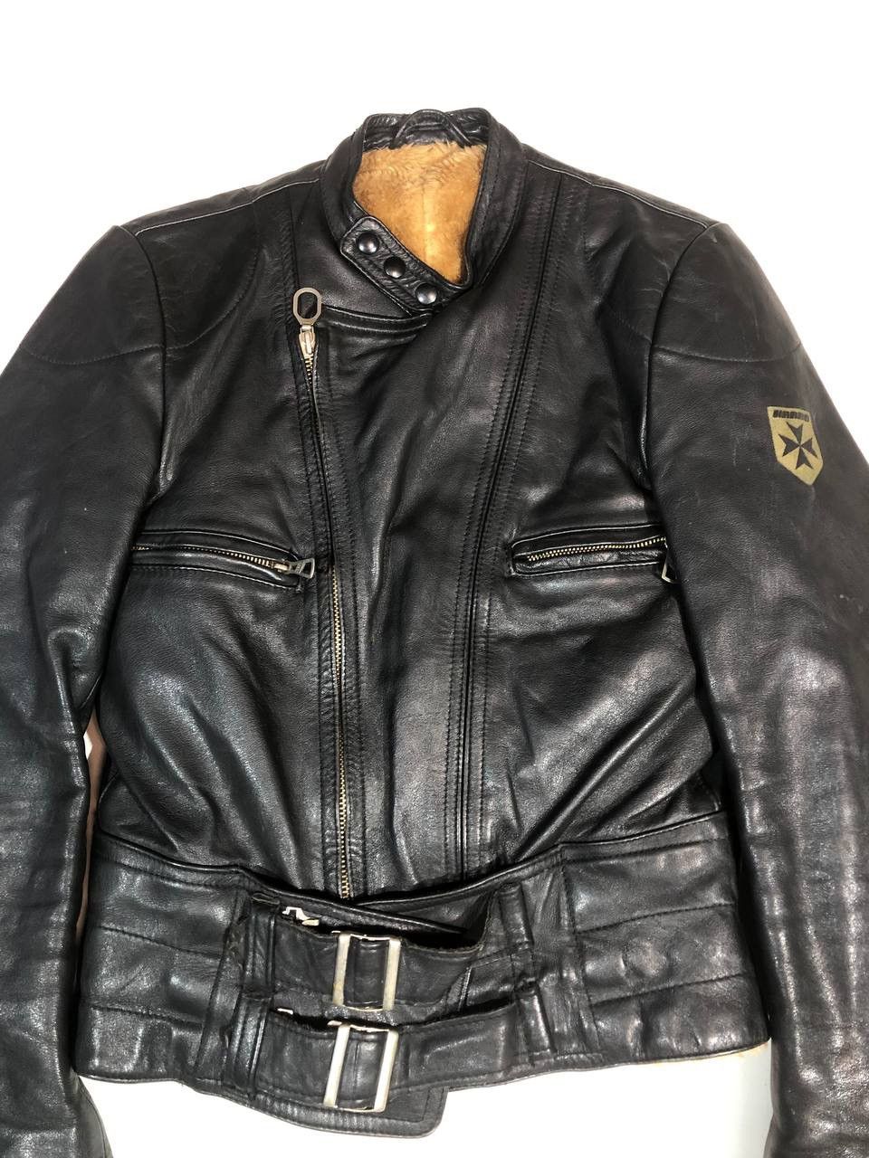 Vintage Harro Vintage Rare Moto Biker Leather Jacket Size US S / EU 44-46 / 1 - 2 Thumbnail