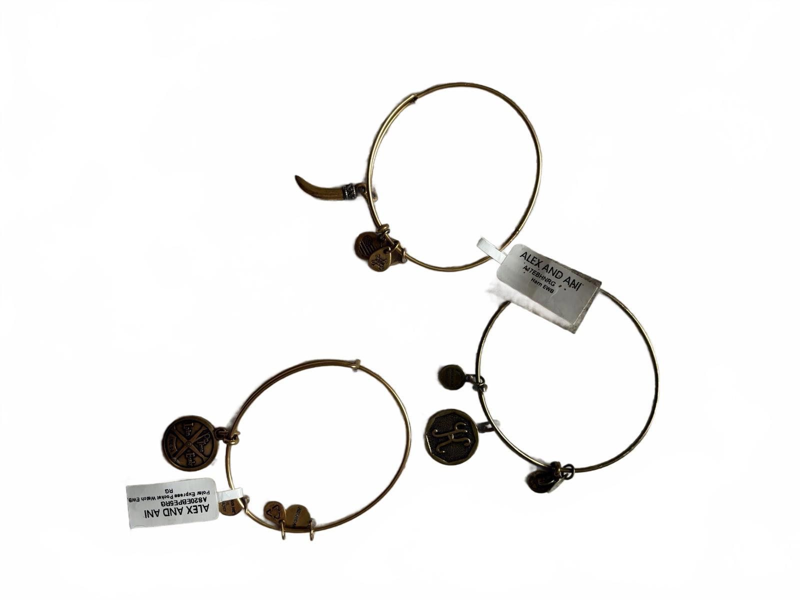 Designer 3 for 1: Alex and Ani Charm Bangles Set of 3 NWT Size ONE SIZE - 1 Thumbnail