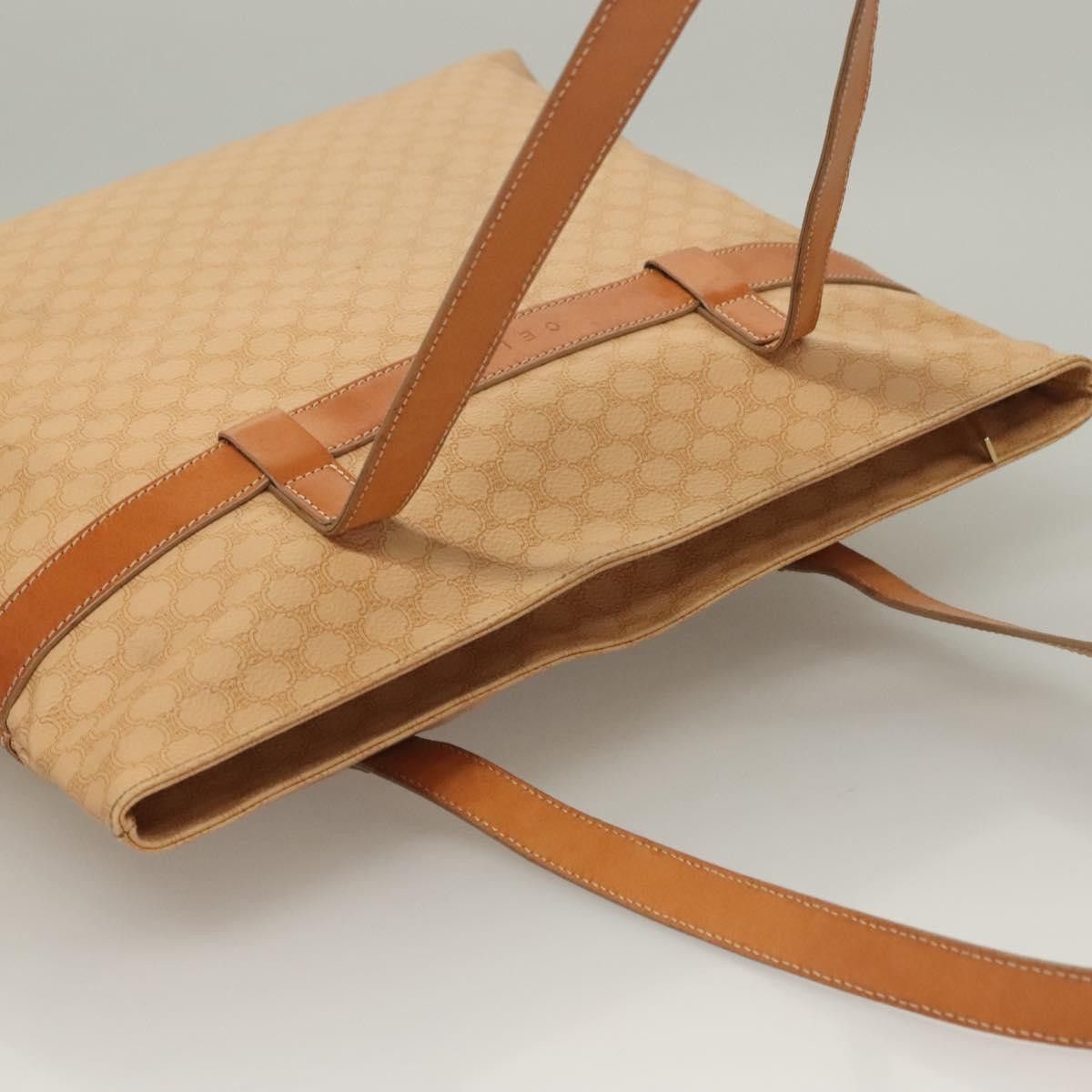 Celine CELINE Macadam Canvas Tote Bag Pvc Beige Gold Size ONE SIZE - 8 Thumbnail