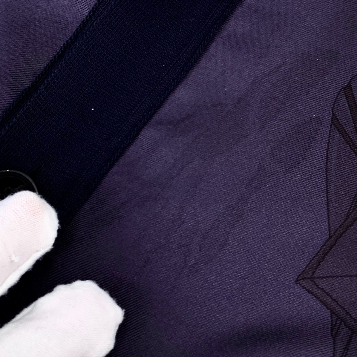 Hermes Hermès Purple Pattern Silk & Wool V-Neck Single-Breasted Car Size US M / EU 48-50 / 2 - 4 Thumbnail