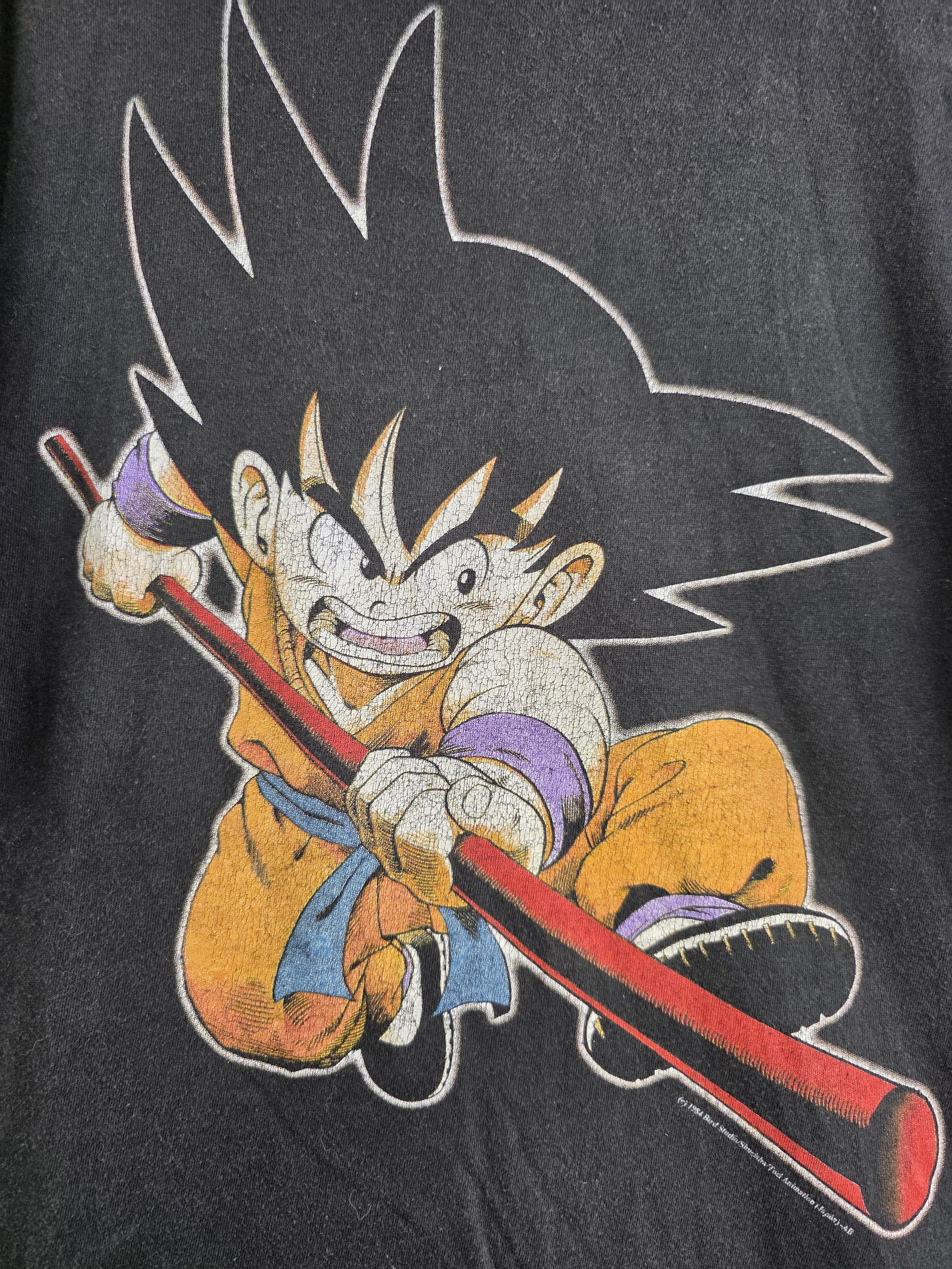 Anime 90s Dragon Ball Z Kid Goku Vintage Anime tee M 21.5" 28" Size US L / EU 52-54 / 3 - 3 Thumbnail