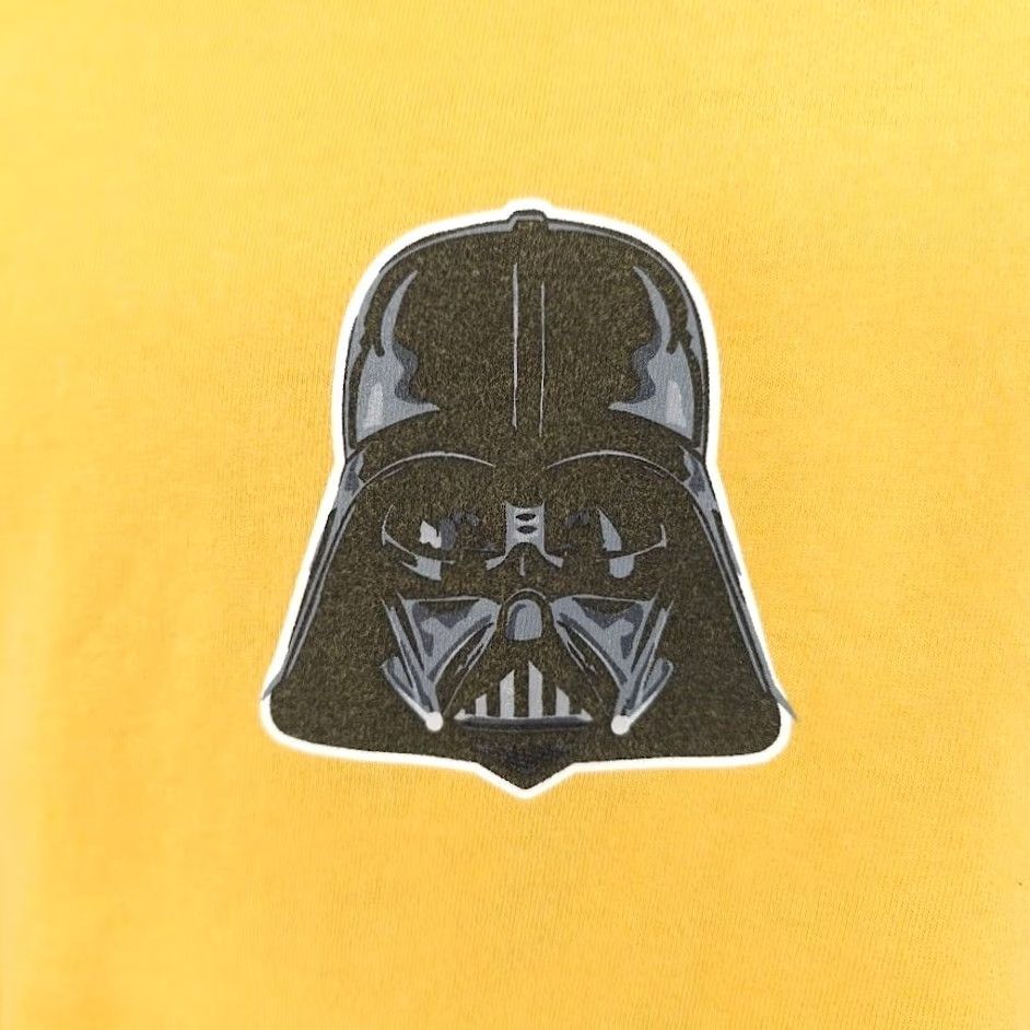 Hanes VINTAGE Hanes T-Shirt Crew Neck Short Sleeve Mens Small Darth Vader Star Wars Yellow Size US S / EU 44-46 / 1 - 3 Thumbnail