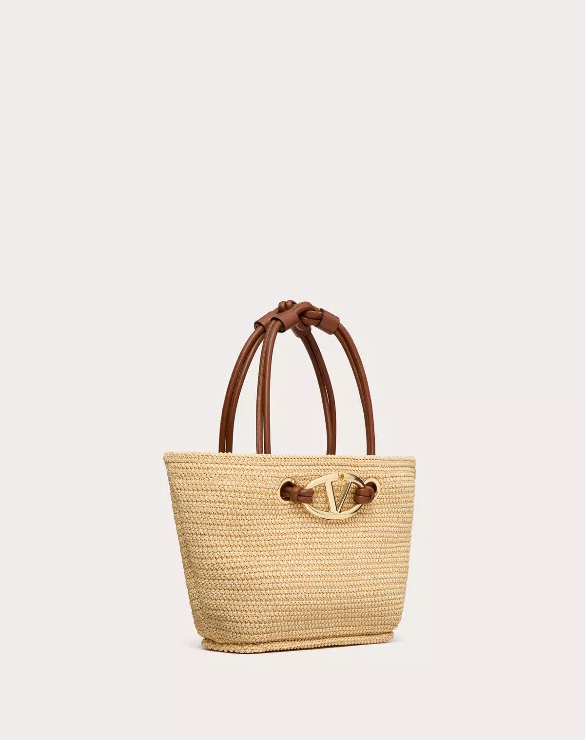 Valentino oc11z0725 Size:OS/Escape Tote Bag In Raffia in Beige Size ONE SIZE - 2 Thumbnail