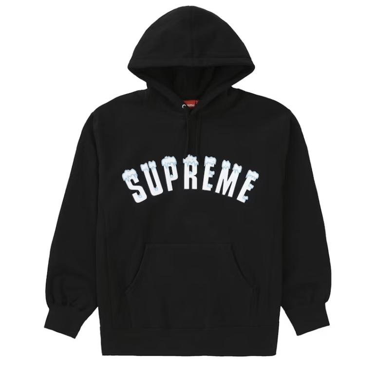 Supreme Supreme Icy Arc Hooded Sweatshirt Black - Men's XL Size US XL / EU 56 / 4 - 1 Thumbnail