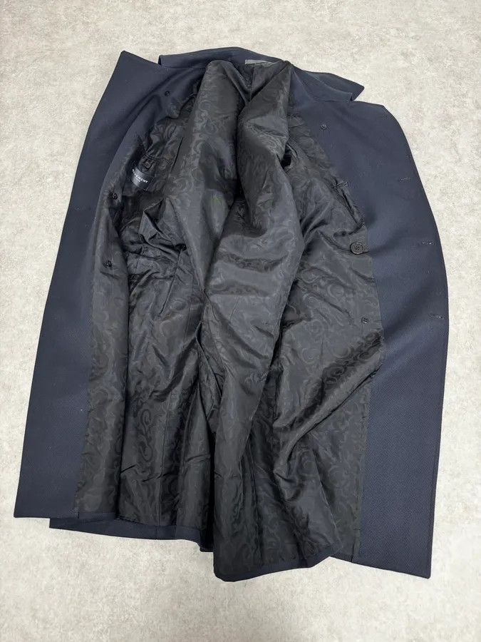 Givenchy AW2005 Givenchy Navy Wool Buttoned Trench Coat Size US M / EU 48-50 / 2 - 7 Thumbnail