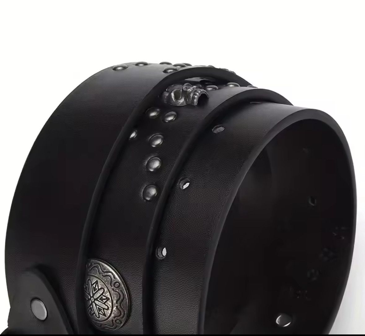 Japanese Brand Streetwear Belt Bohemian Skull Skeleton Head Punk Rock Y2K Size ONE SIZE - 5 Thumbnail