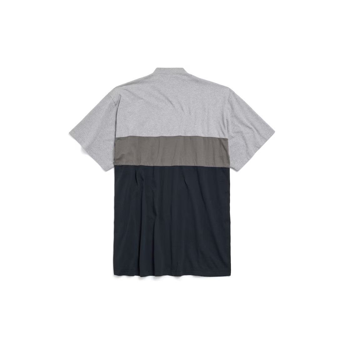 Balenciaga o1tr1nto0526 Unity Sport T-Shirt Large Fit in Grey/Dark Navy Size US L / EU 52-54 / 3 - 2 Thumbnail
