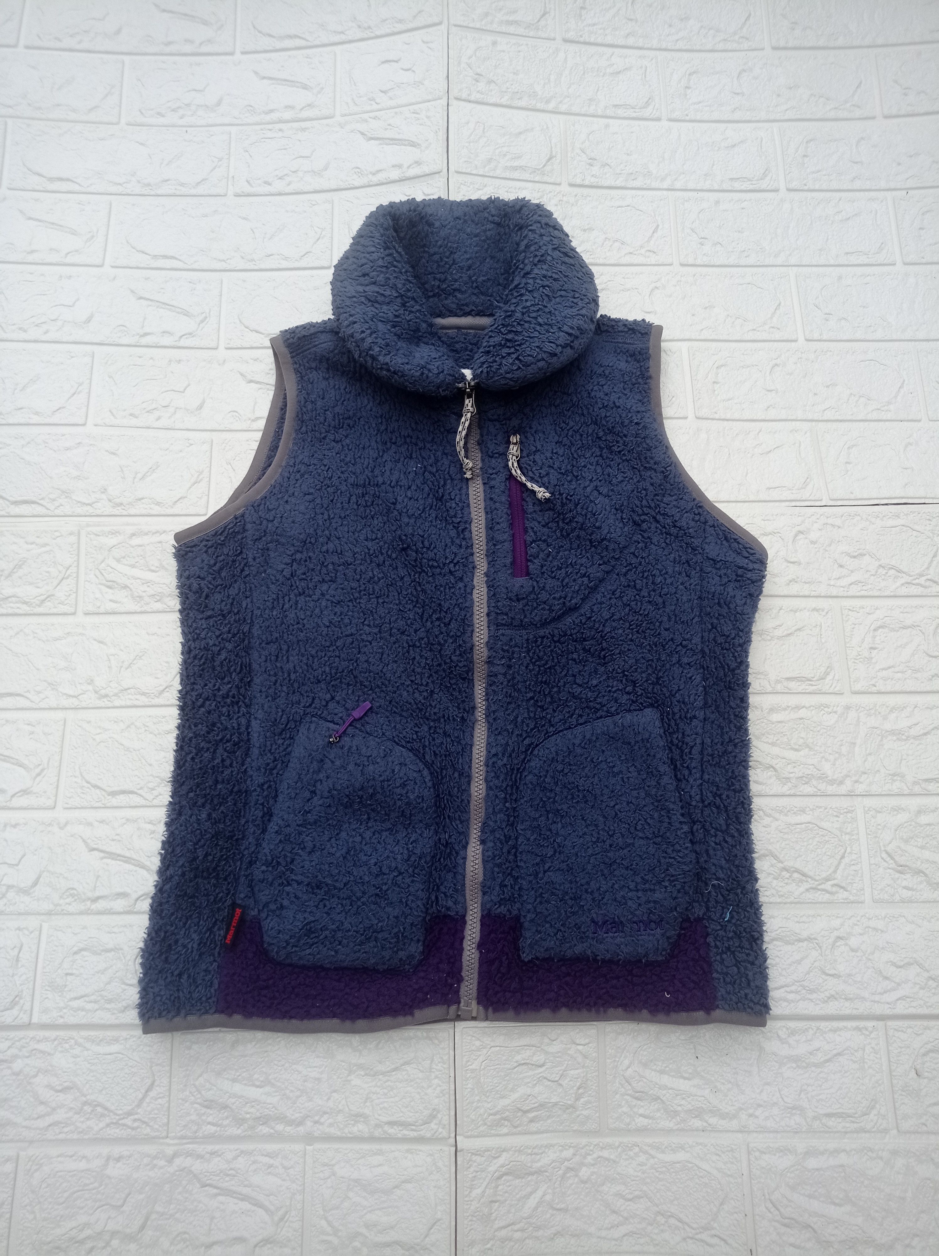 Marmot sheep fleece vest descente mountain limited #GL 0004