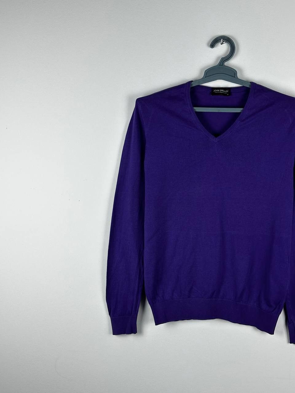 John Smedley John Smedley Sea Island Cotton Sweater V Neck England Size US M / EU 48-50 / 2 - 2 Thumbnail