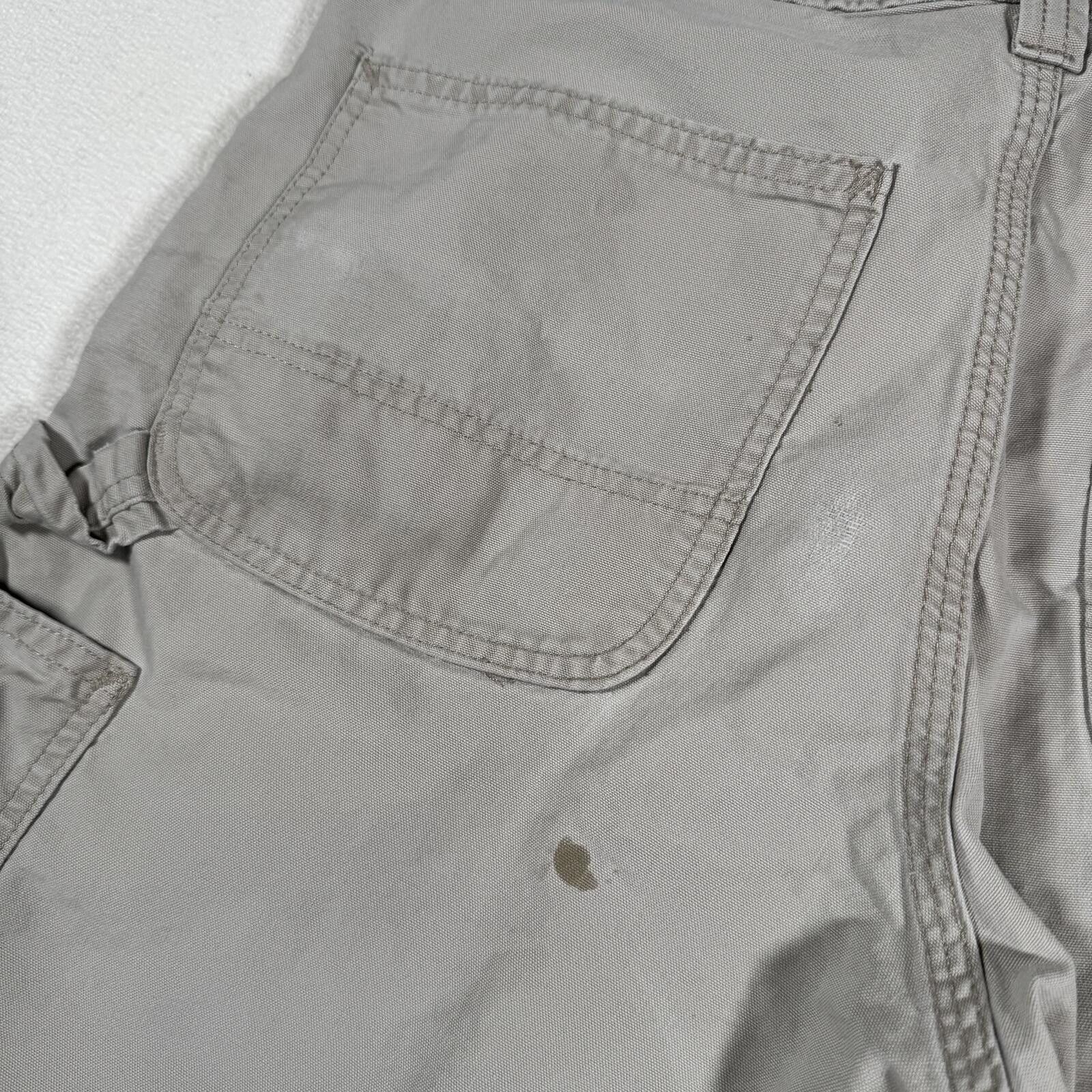 Carhartt Vintage Carhartt Work Wear Tan Shorts Carpentar Shorts Size US 31 - 8 Thumbnail
