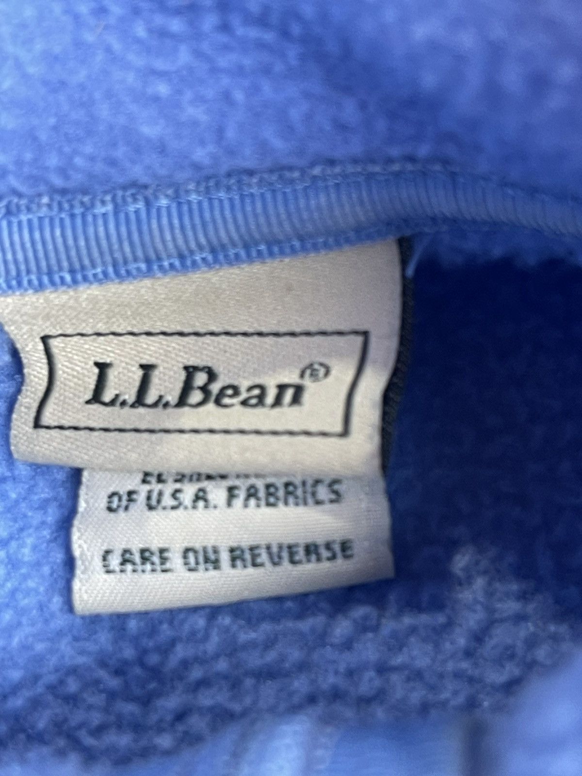 L.L. Bean Vintage L.L.Bean Polartech Light Blue Fleece Jacket Size US L / EU 52-54 / 3 - 4 Thumbnail