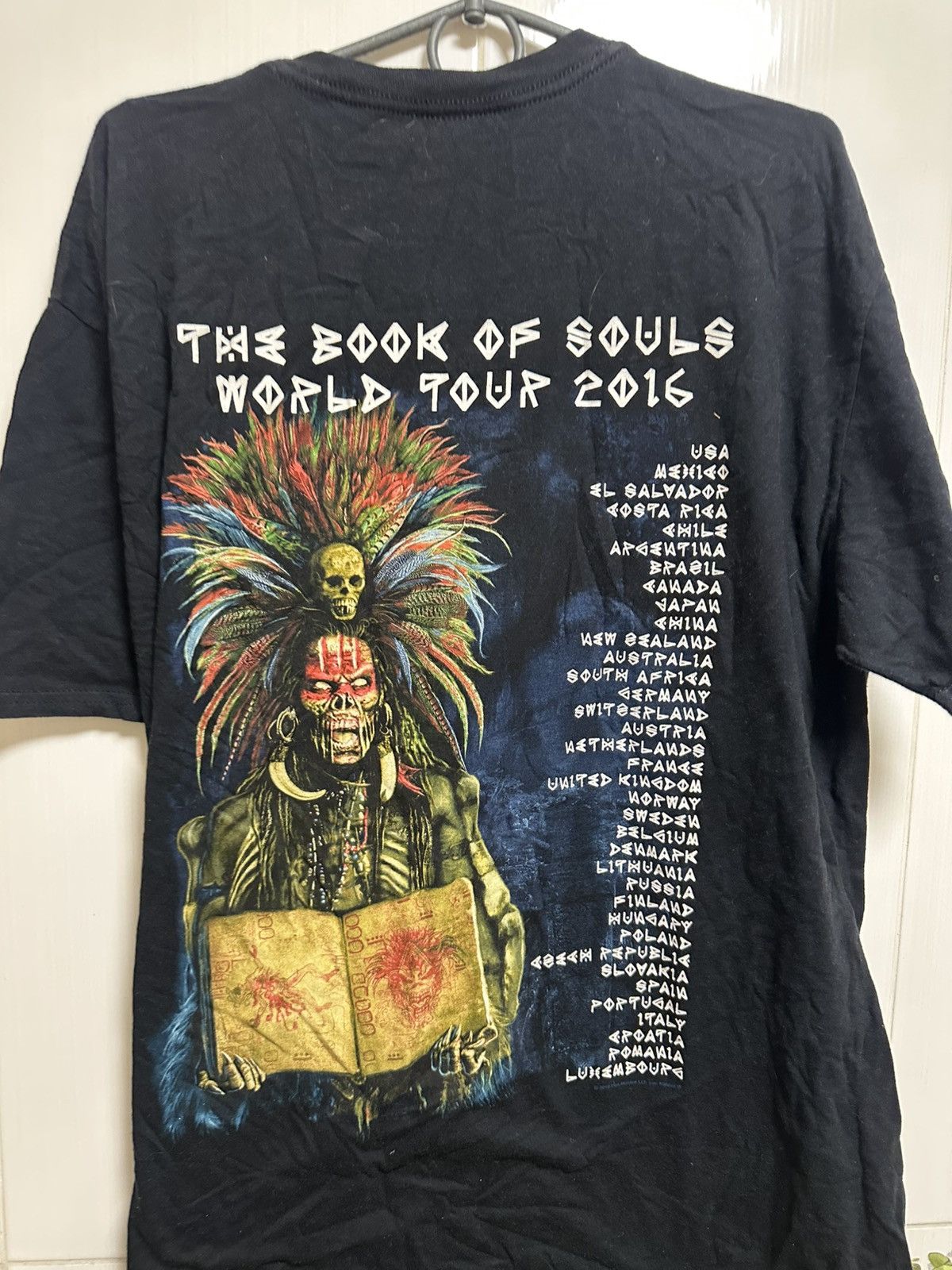 Iron Maiden × Vintage Iron Maiden Shirt Book Of Souls Tour Concert 2016 Licensed Size US XXL / EU 58 / 5 - 7 Thumbnail