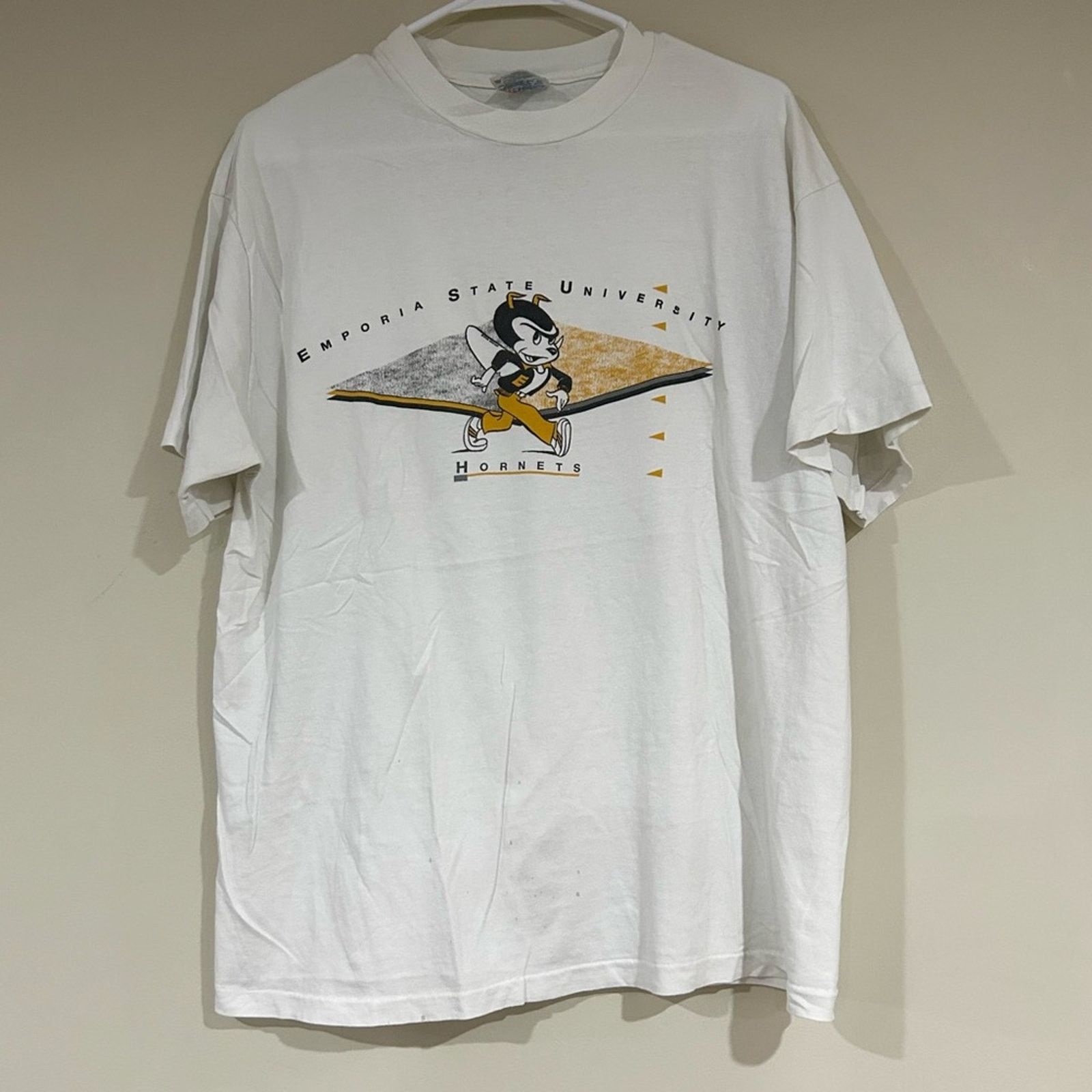 Hanes Vintage Emporia State University Hornets Shirt Size US L / EU 52-54 / 3 - 1 Thumbnail