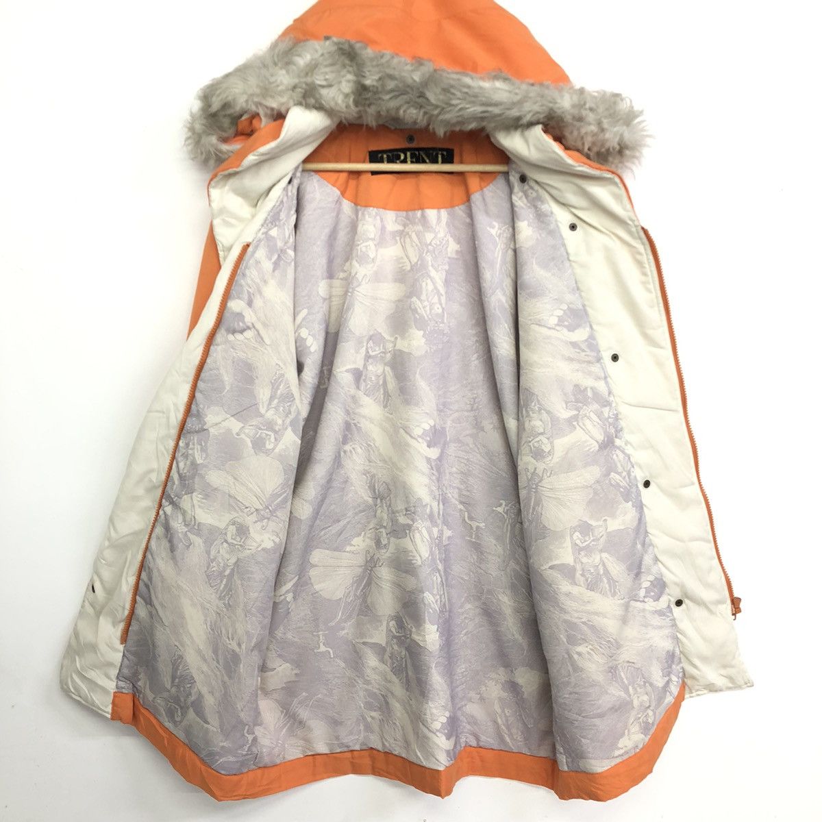 Japanese Brand Trent Winter Hoodie Fur Long Jacket Size US L / EU 52-54 / 3 - 9 Thumbnail