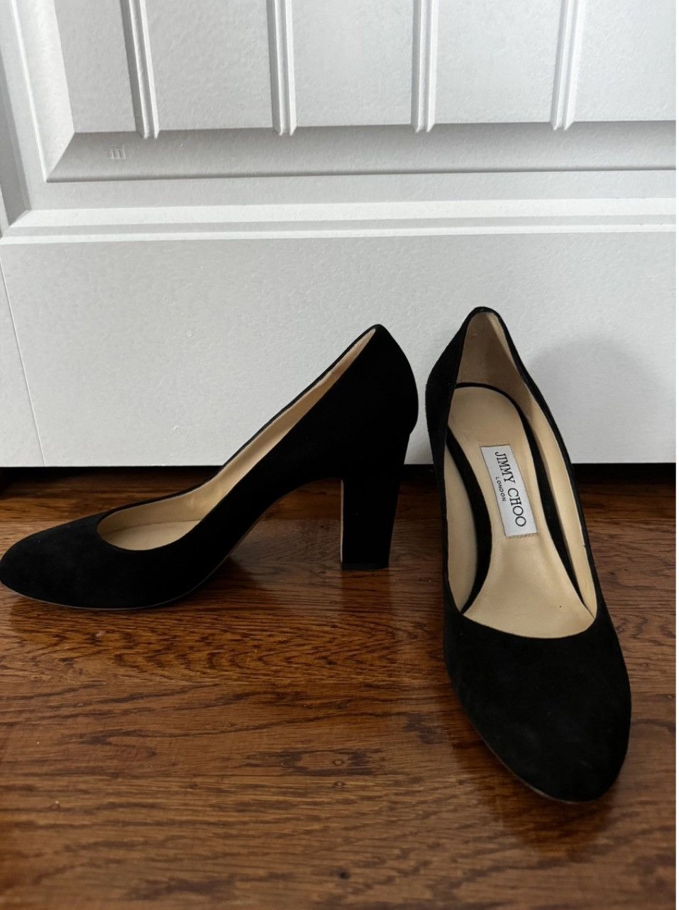 Jimmy Choo Jimmy Choo Billie 85 black suede pump size 9.5 Size US 9.5 / IT 39.5 - 2 Thumbnail