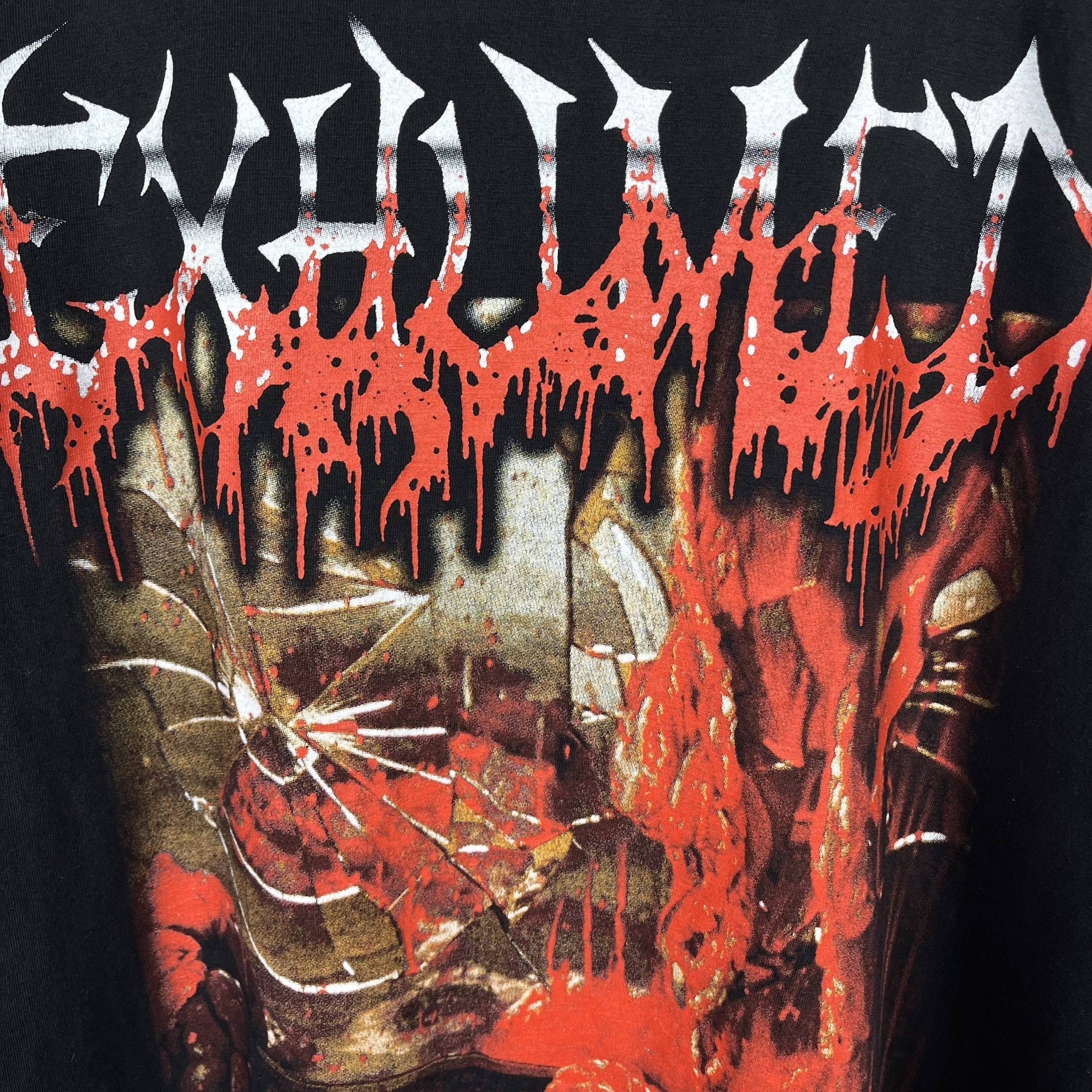 Band Tees Vintage Exhumed Rare Gore Metal Long Sleeve T Shirt 90’s Size US XL / EU 56 / 4 - 5 Thumbnail