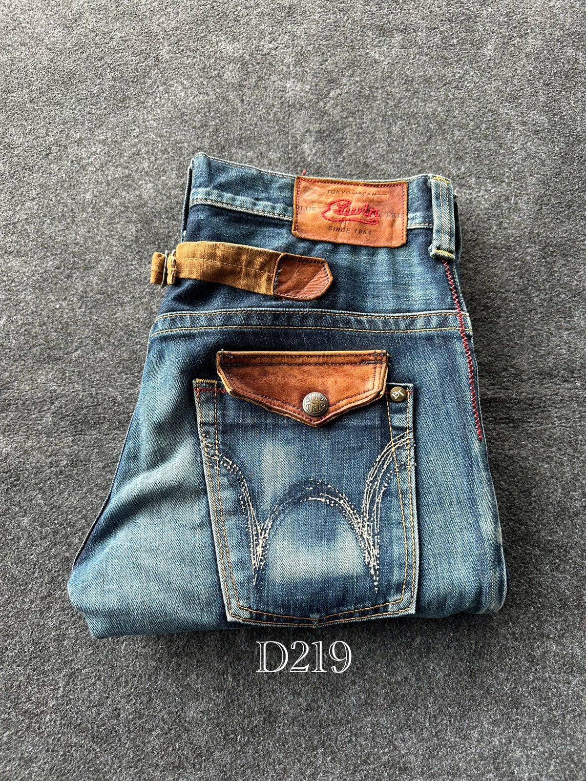 Edwin Edwin Blue Trip Flare Wide Leg Japan Denim 32x32 D219 Size US 32 / EU 48 - 22 Thumbnail