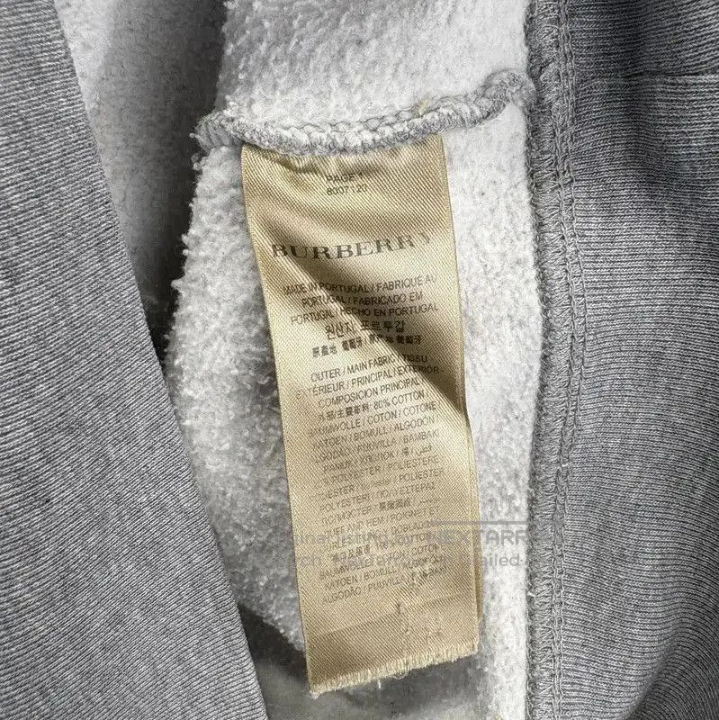 Burberry Burberry Men's Light Gray Cotton Hoodie. Size US S / EU 44-46 / 1 - 4 Thumbnail