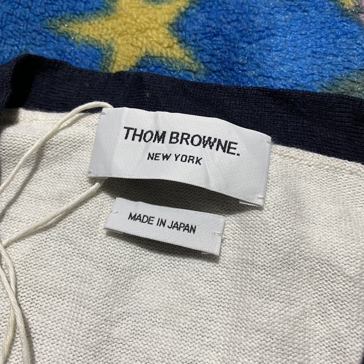 Thom Browne Thom Browne Tricolor Classic V-neck Funmix Cardigan Size XS / US 0-2 / IT 36-38 - 8 Thumbnail