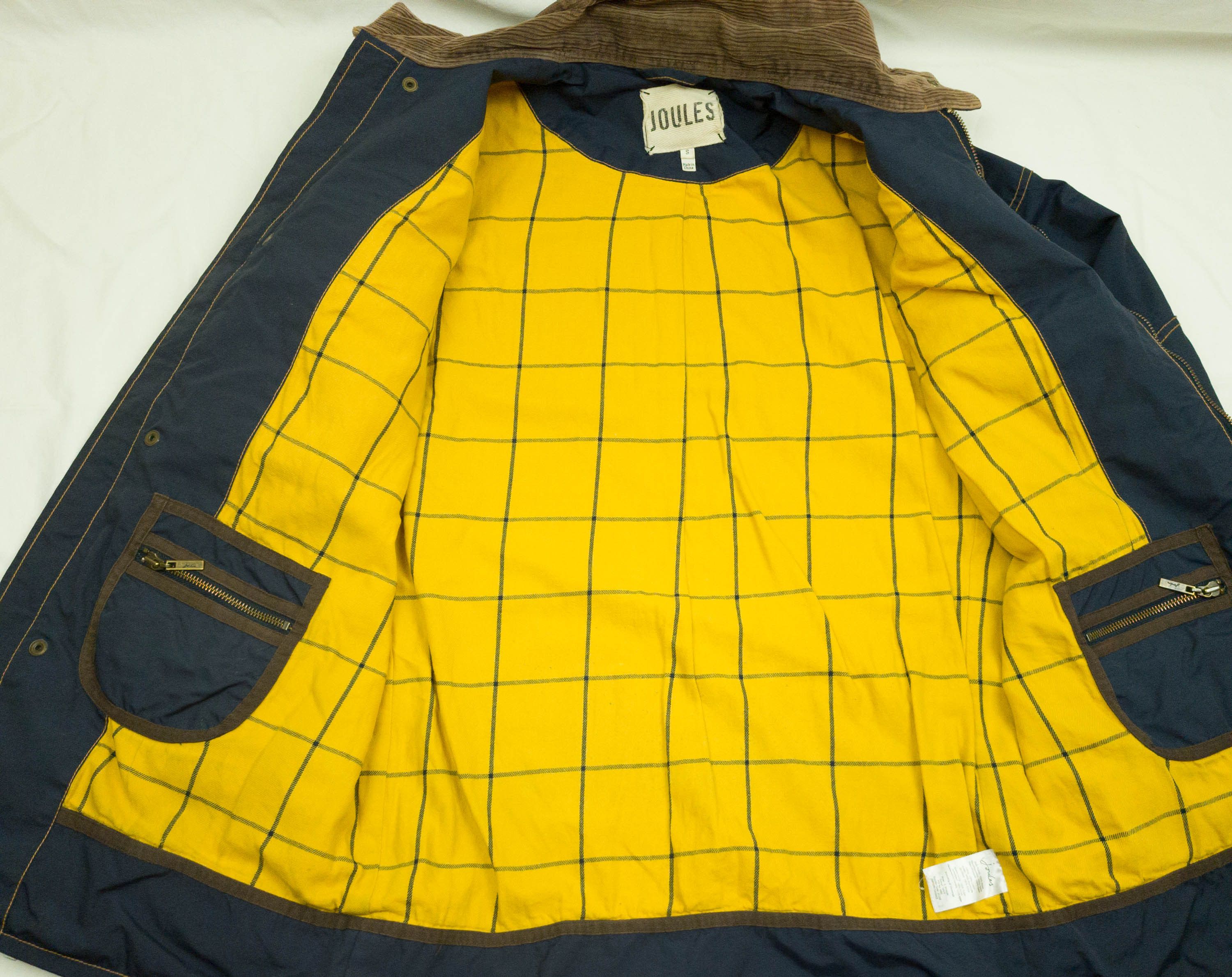 Other Joules mens jacket coat zip cotton size S-M (label S) Size US S / EU 44-46 / 1 - 6 Thumbnail
