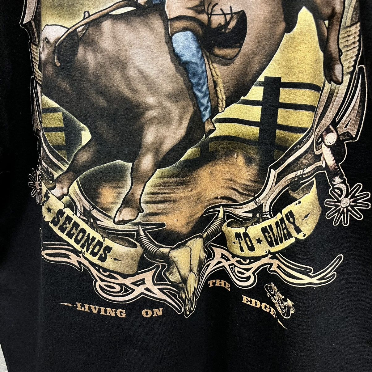 WWE Vintage Y2K 7 Seconds To Glory Bull Riding T-Shirt XL Size US XL / EU 56 / 4 - 2 Thumbnail