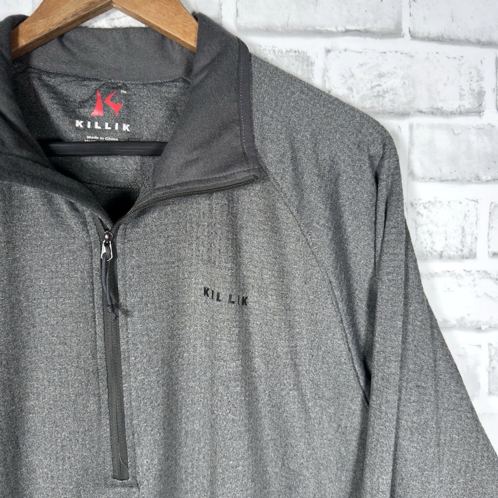 Vintage VINTAGE Killik Gray Half Zip Up Pullover Jacket Mens XL Size US XL / EU 56 / 4 - 2 Thumbnail