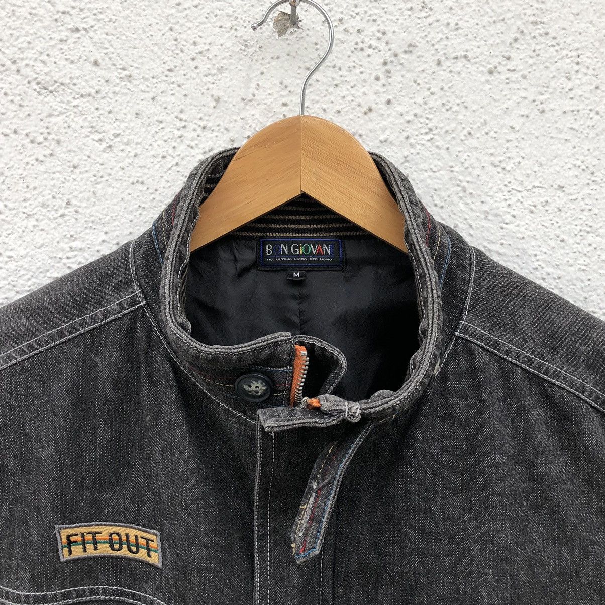 Vintage Vintage BON GIOVANE Denim Zipper Bomber Jacket Size US M / EU 48-50 / 2 - 19 Thumbnail