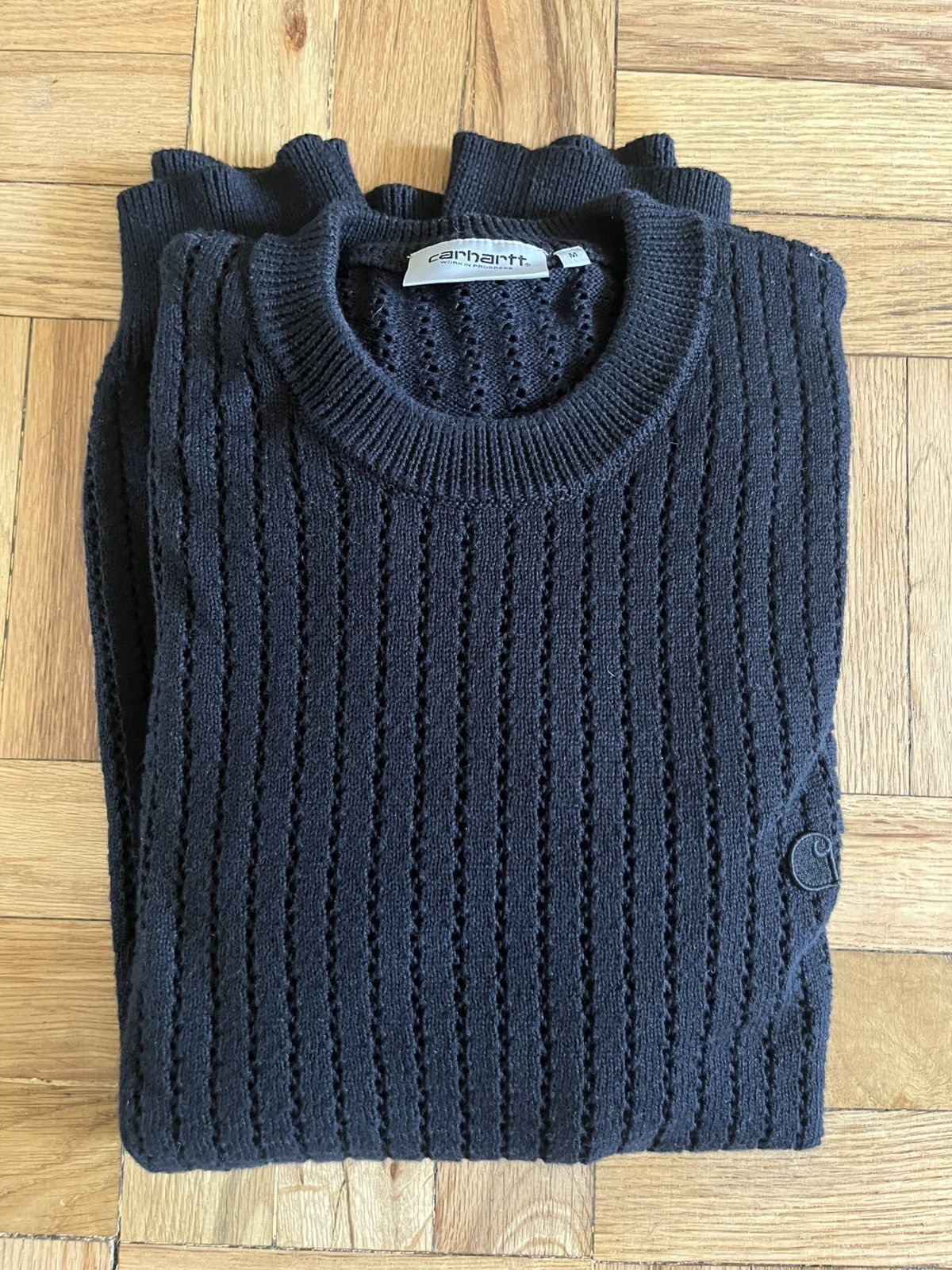 Carhartt Wip Carhartt WIP black mesh sweater Size US M / EU 48-50 / 2 - 2 Thumbnail