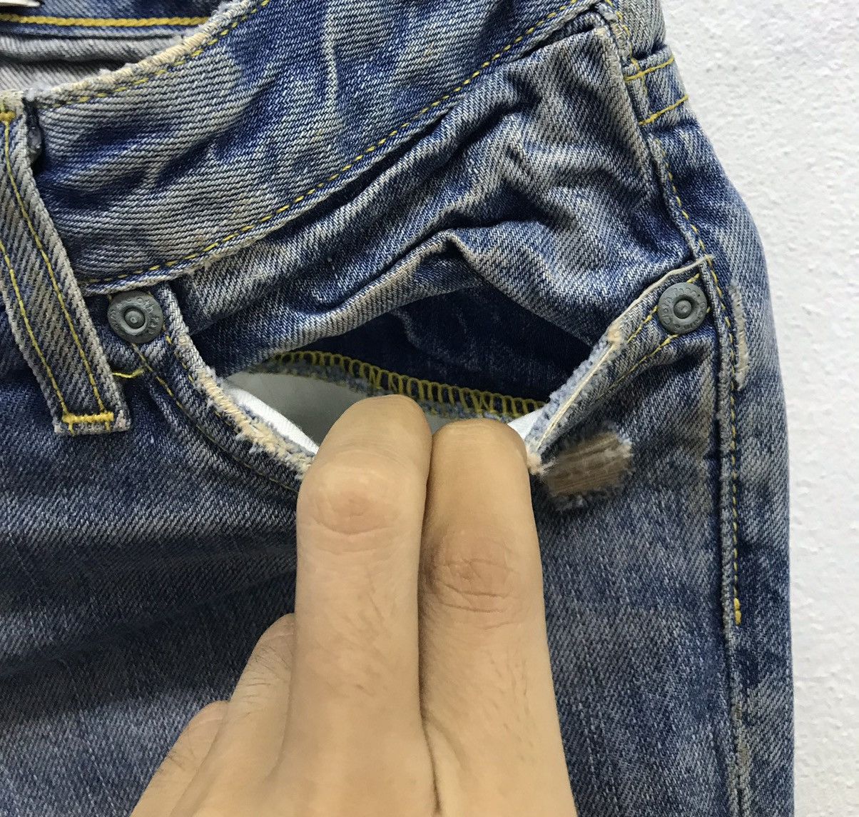Paper Denim & Cloth × Vintage Vintage Paperdenim&cloth Made In Usa Pants Size US 27 - 8 Thumbnail