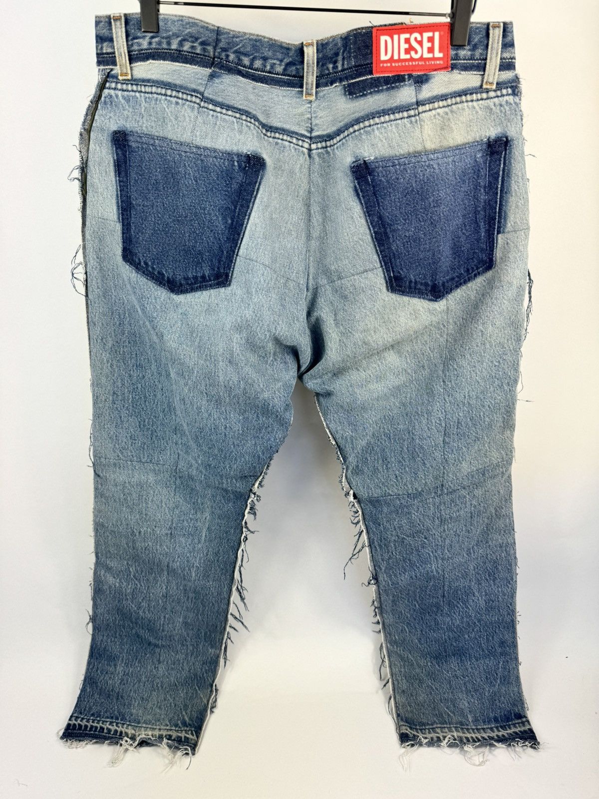 READYMADE x DIESEL DISTRESSED DENIM JEANS Size US 34 / EU 50 - 2 Thumbnail
