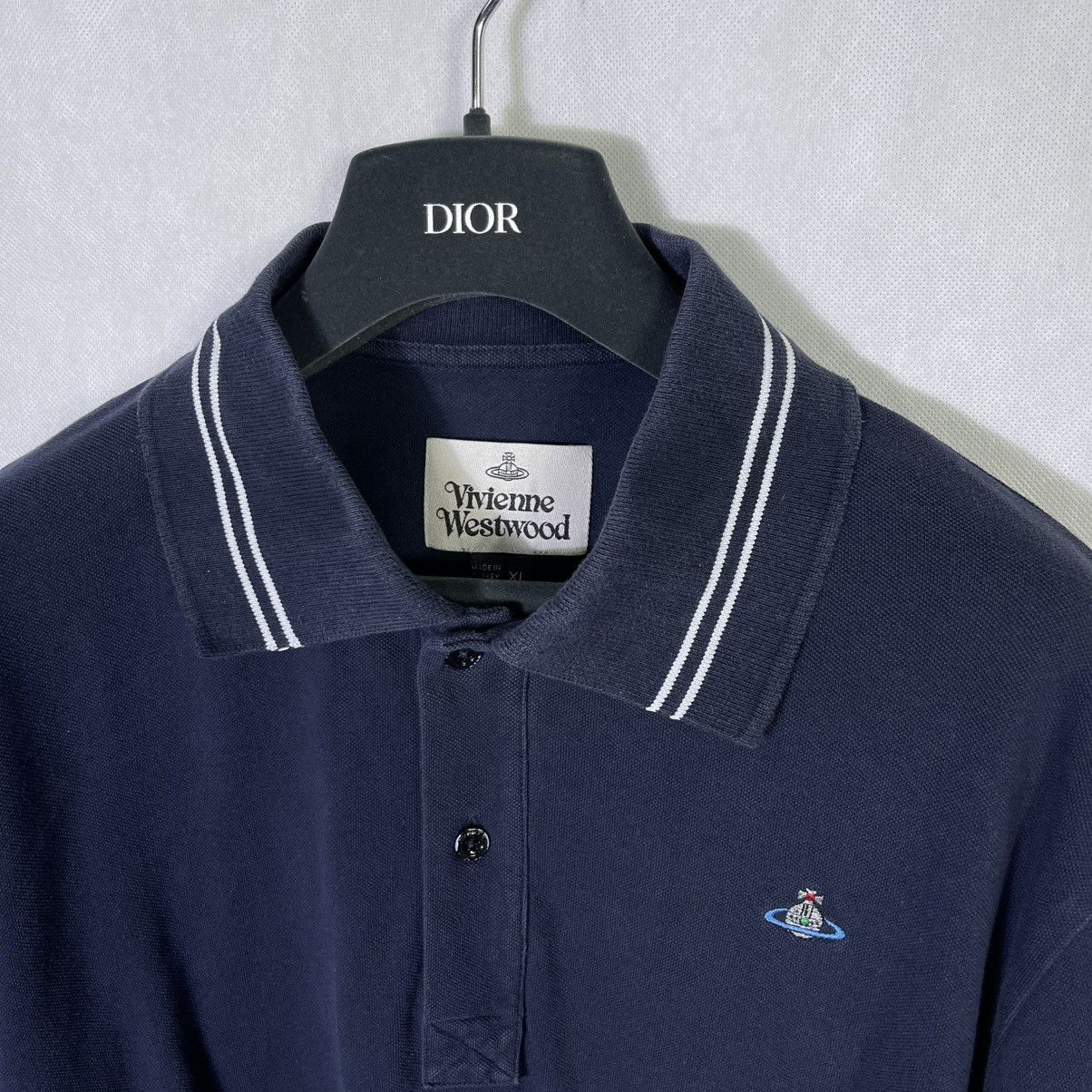 Vivienne Westwood Vivienne Westwood Polo Embroidered Logo Tshirt Size US XL / EU 56 / 4 - 2 Thumbnail