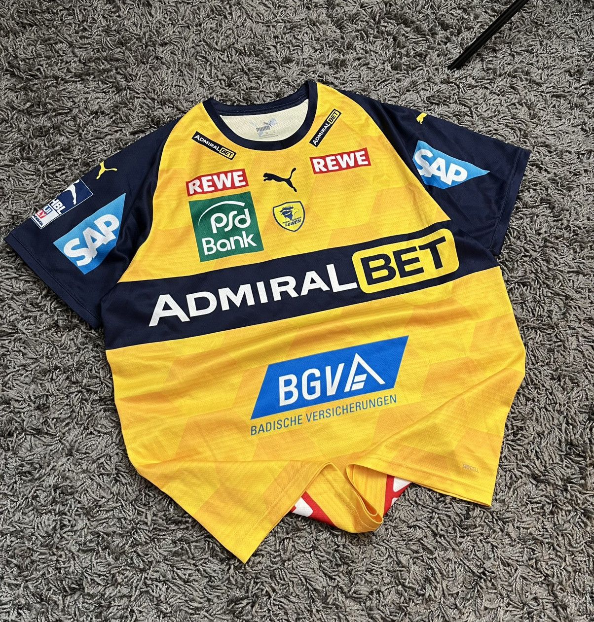 Puma Puma Rhein-Neckar Löwen 2020/21 Home Handball Jersey Size US XXL / EU 58 / 5 - 1 Thumbnail