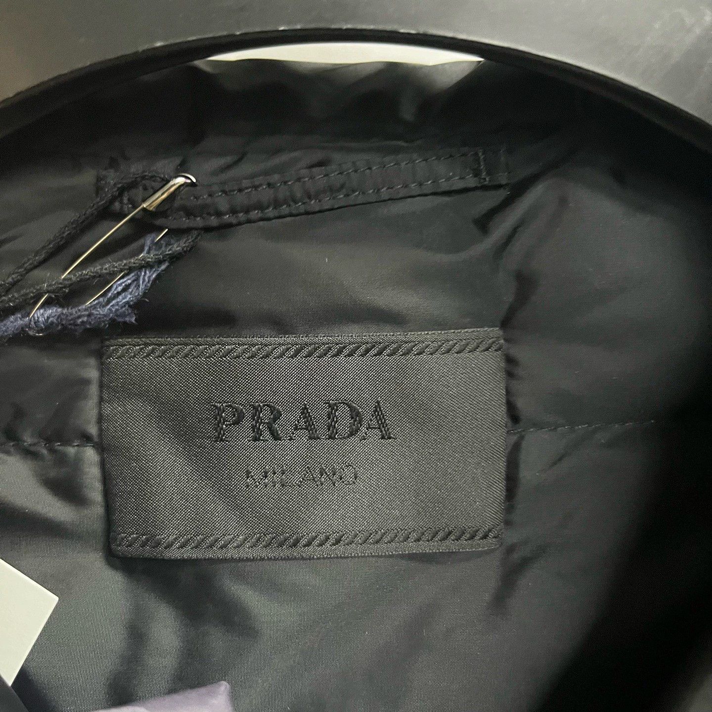 Prada prada black zip-up jacket with stand collar Size US XXL / EU 58 / 5 - 5 Thumbnail