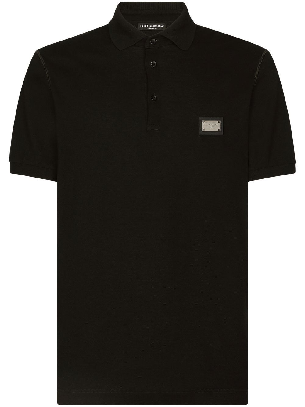 Dolce & Gabbana LOGO COTTON POLO SHIRT Size US S / EU 44-46 / 1 - 1 Thumbnail