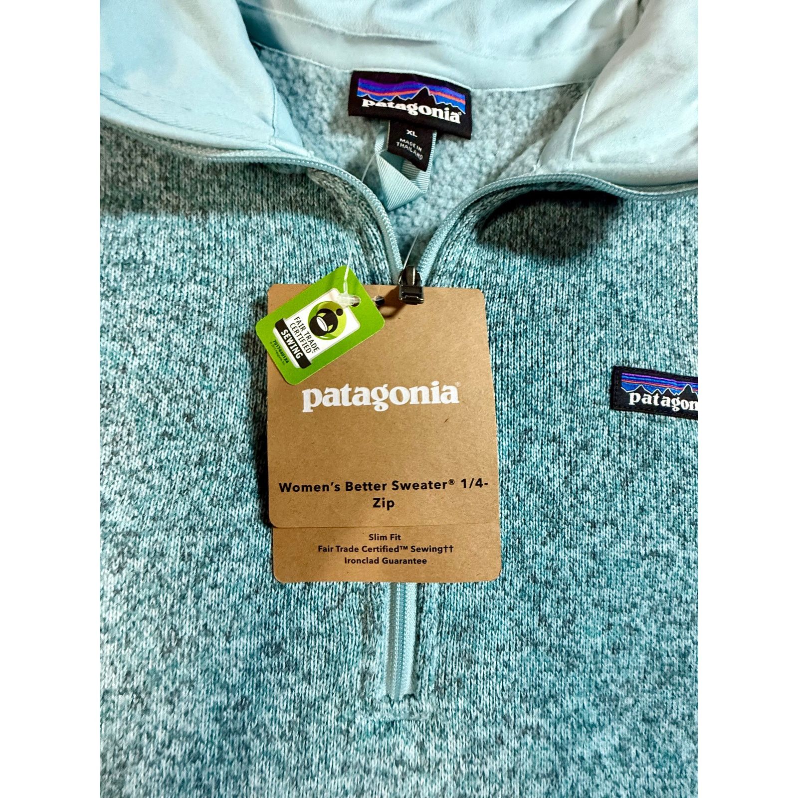 Patagonia Discontinued Patagonia Better Sweater 1/4-Zip Pullover NWT Size XL / US 12-14 / IT 48-50 - 9 Thumbnail