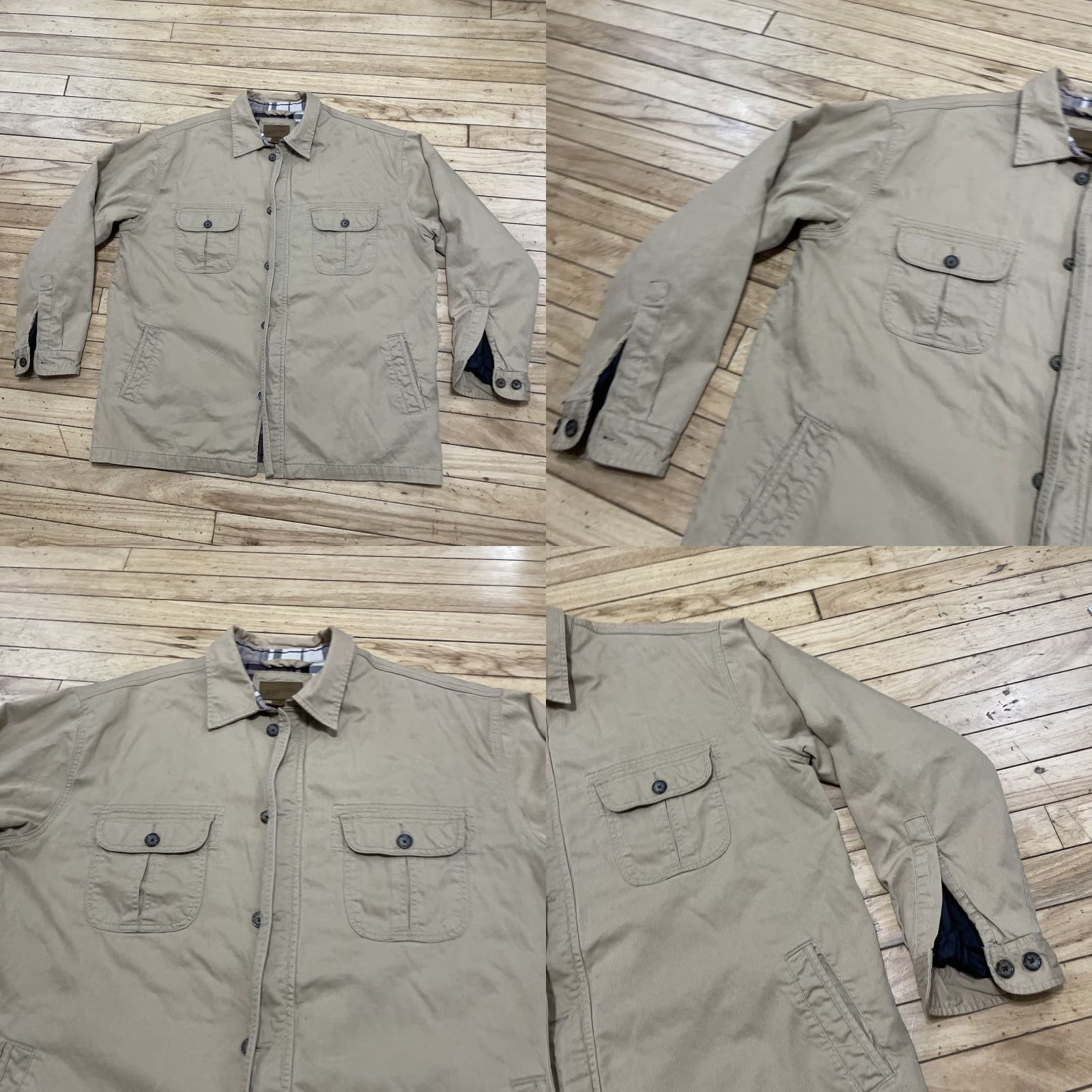 Vintage VINTAGE St Johns Bay Canvas Jacket XL Barn Chore Coat Brown Tan Plaid Lined Men Jacket Size US XL / EU 56 / 4 - 11 Thumbnail