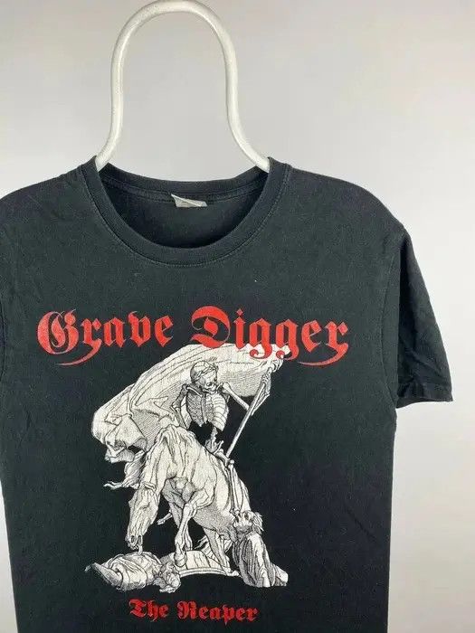 Band Tees Grave Digger T-shirt rock tee vintage metal size L black Size US L / EU 52-54 / 3 - 2 Thumbnail