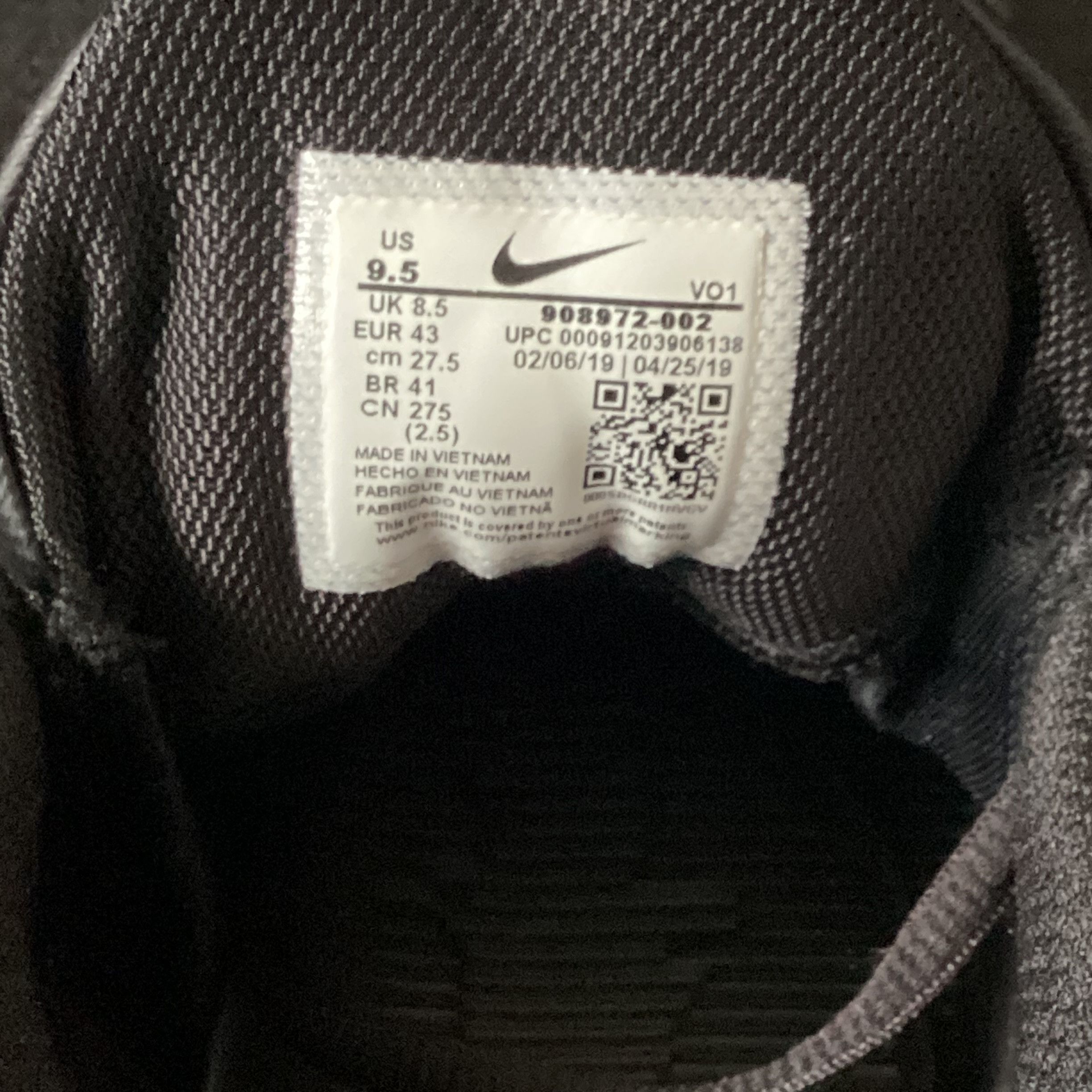 Nike Kobe mamba rage triple black Size US 9.5 / EU 42-43 - 6 Thumbnail