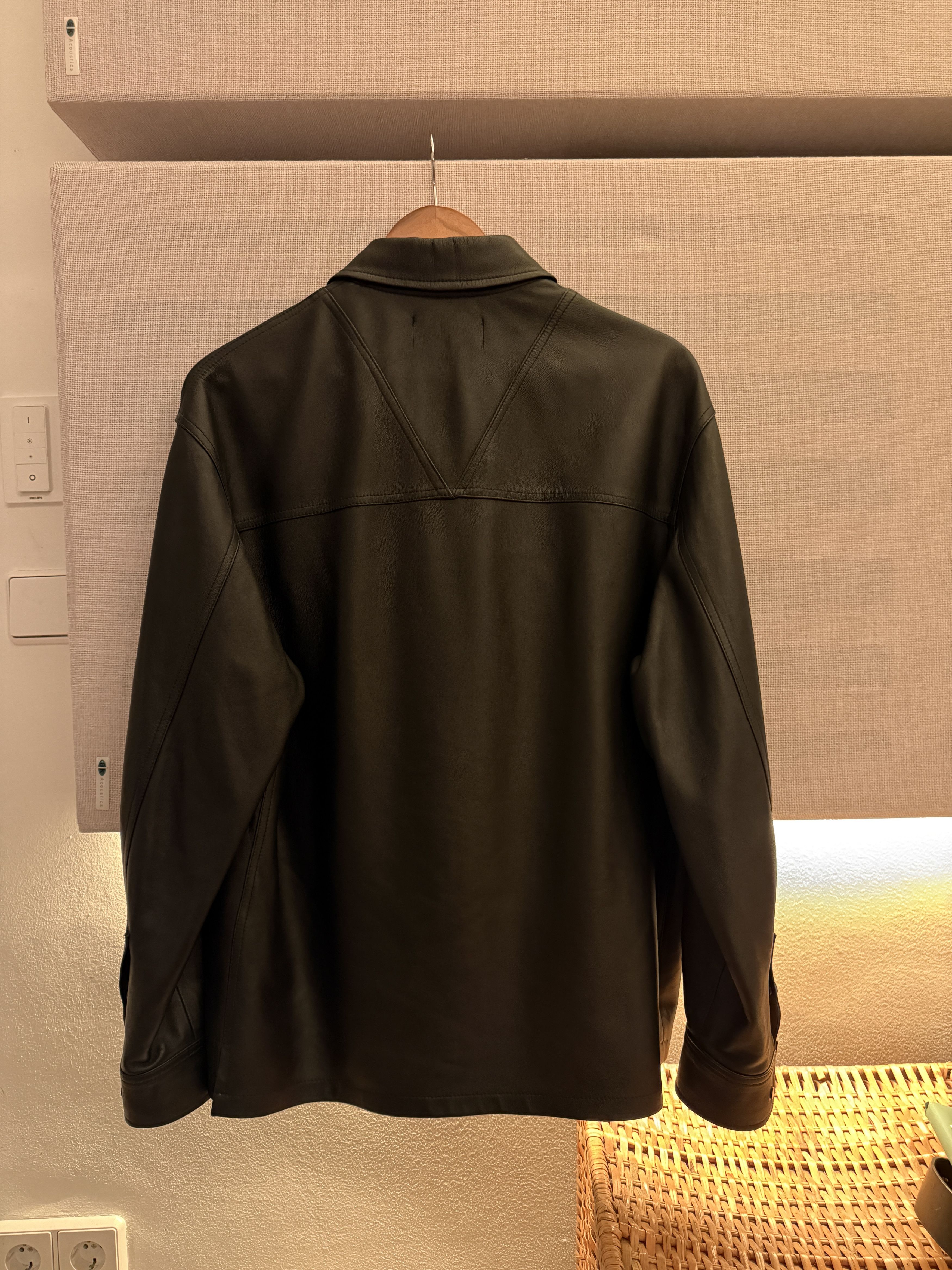 Represent Clo. REPRESENT Leather Overshirt Size US S / EU 44-46 / 1 - 3 Thumbnail