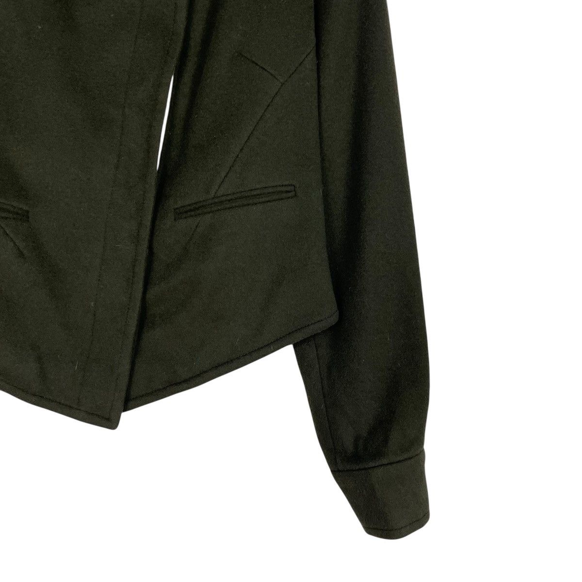 ANTEPRIMA Anteprima Asymmetrical Design Casual Wool Jacket Size XS / US 0-2 / IT 36-38 - 4 Thumbnail