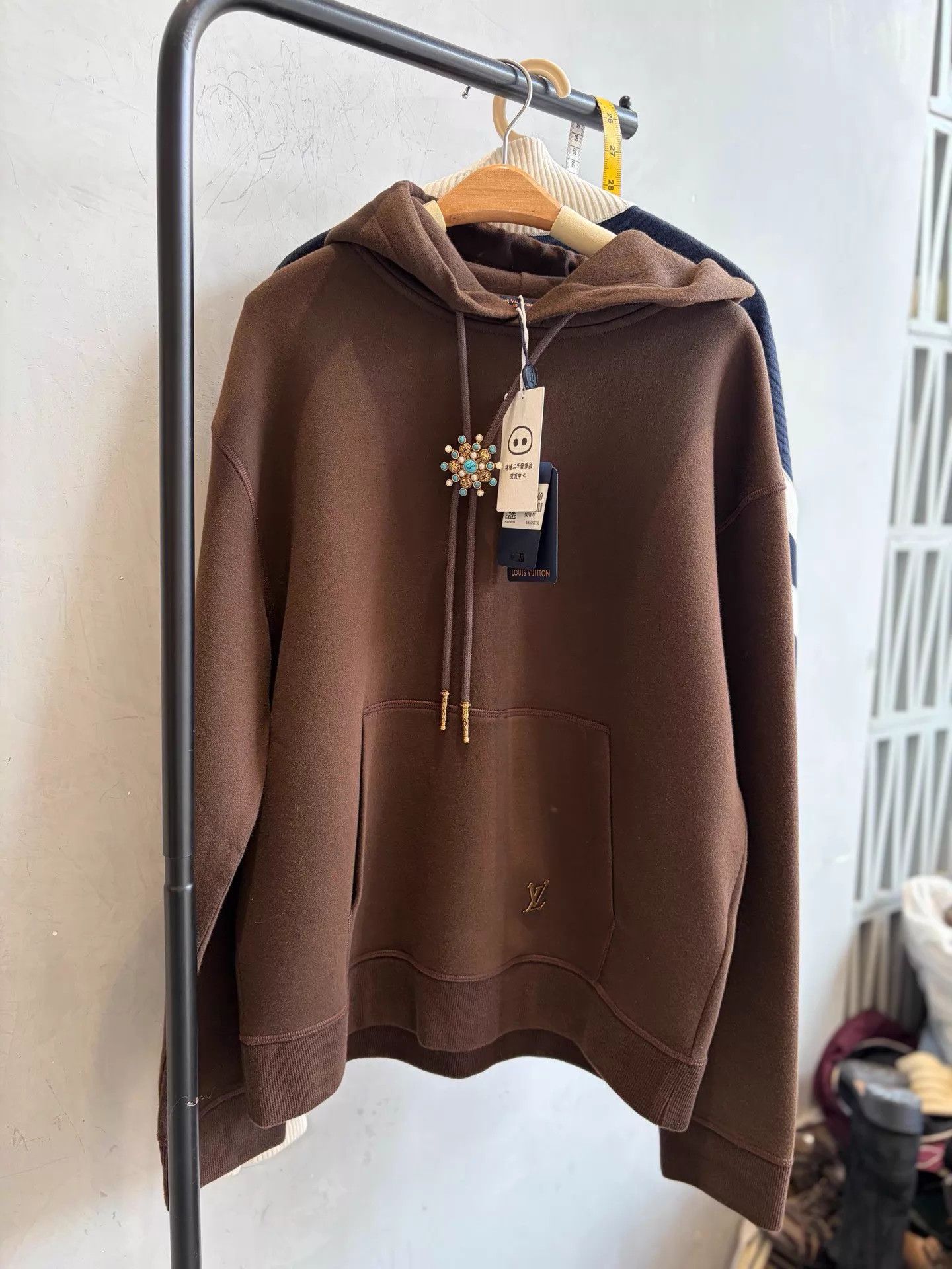 Louis Vuitton LV 24 Carat dark brown turquoise hoodie M new w/tags Size US M / EU 48-50 / 2 - 1 Thumbnail
