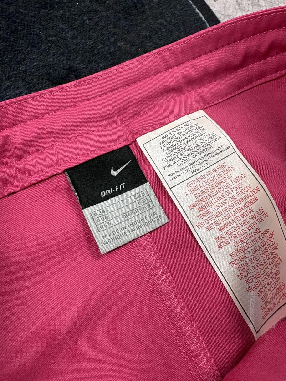 Nike NIKE Hype Baggy Pink Drawstrings Style Casual Pants Rare Size 28" / US 6 / IT 42 - 6 Thumbnail