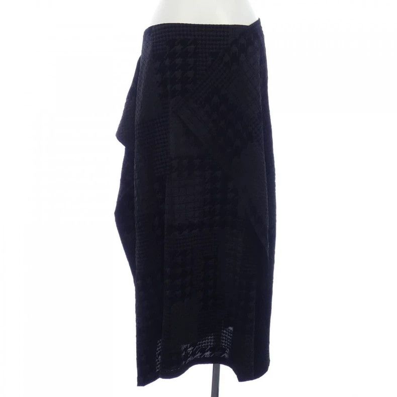 Y's Y's 3-D houndstooth wrap skirt Size 25" / US 0 / IT 36 - 2 Thumbnail