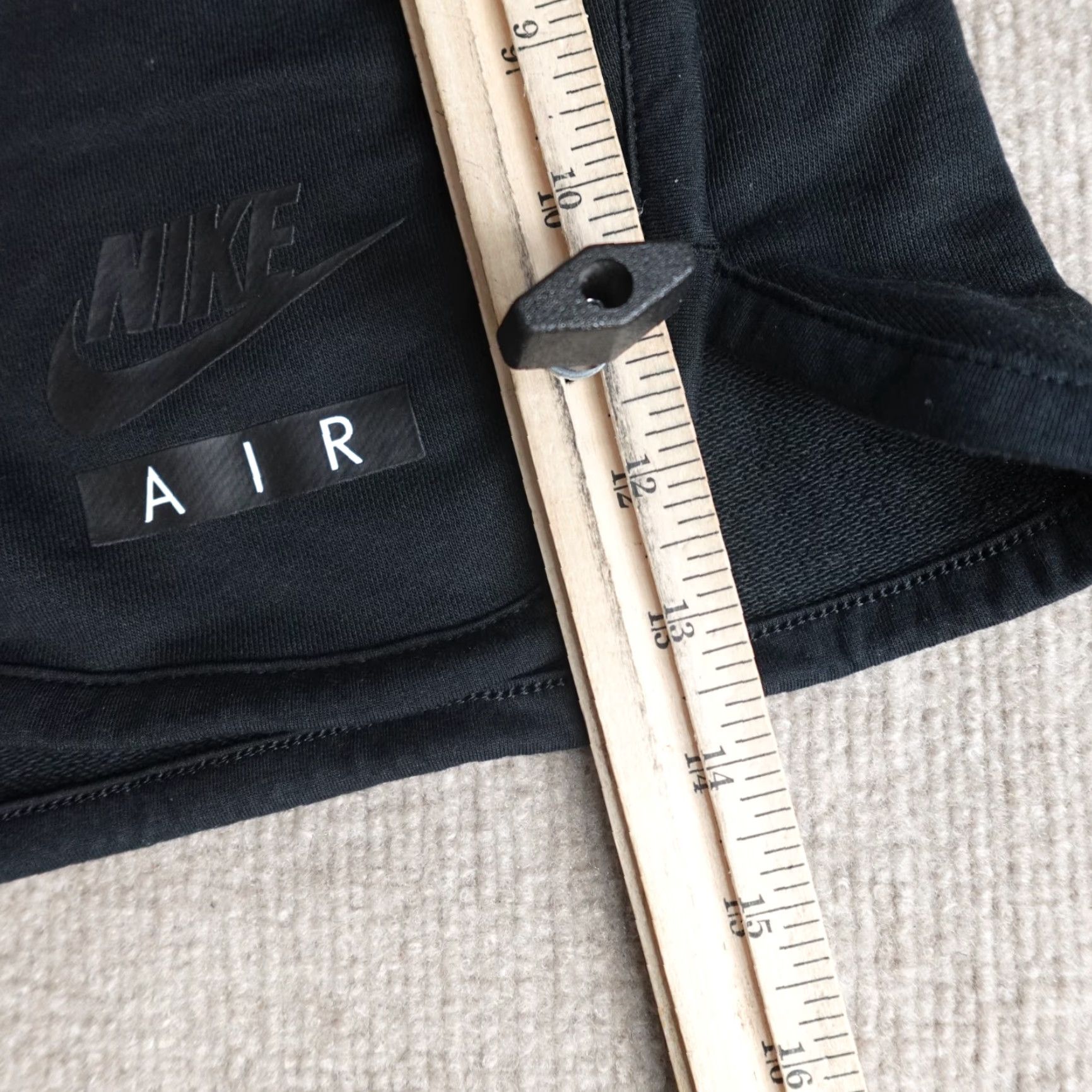 Nike Nike Womens Shorts XL Black Air Drawstring Jersey NEW Size XL / US 12-14 / IT 48-50 - 3 Thumbnail