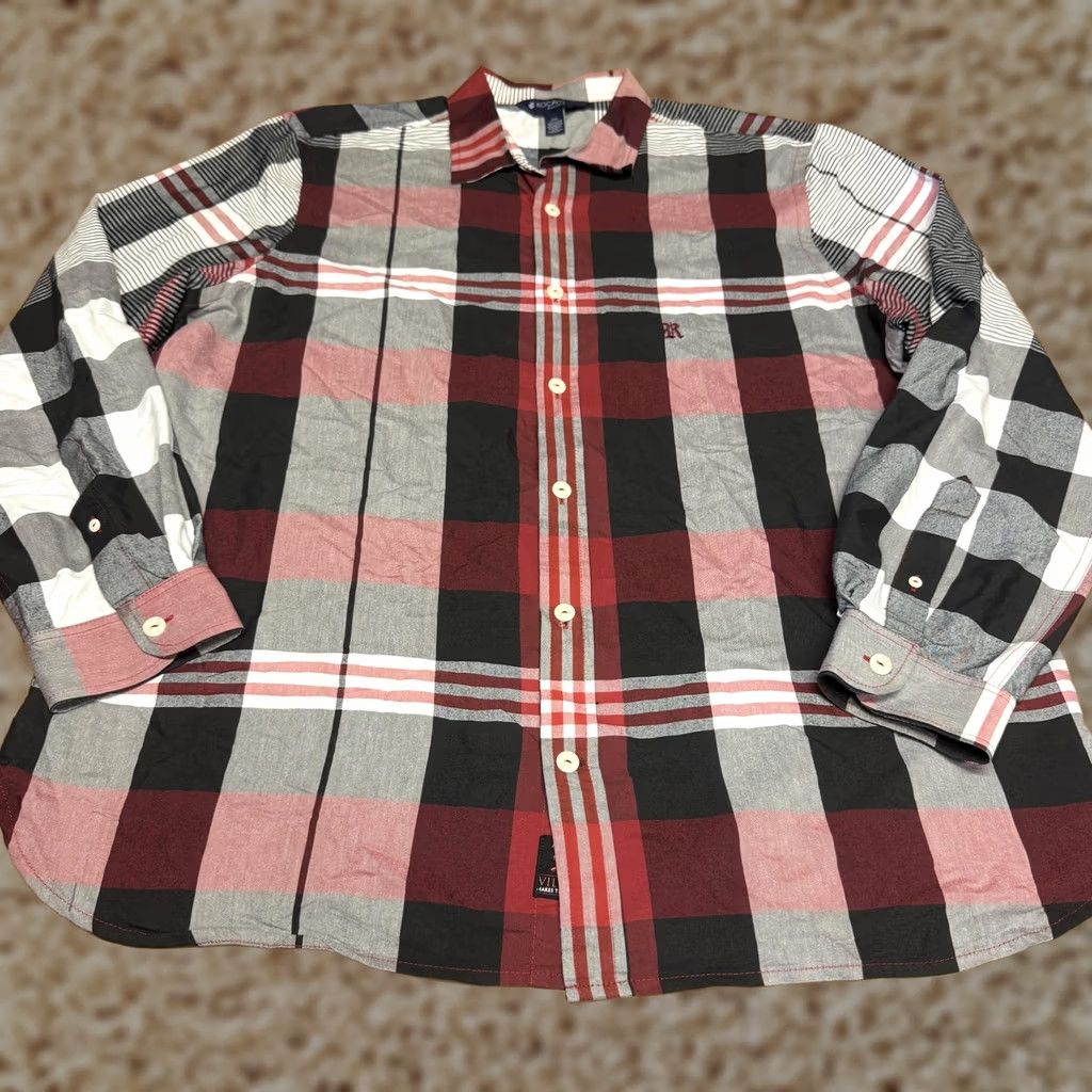 Rocawear Rocawear Shirt Mens 2XL Multicolor Plaid Long Sleeve Button Up Casual Classic Size US XXL / EU 58 / 5 - 1 Thumbnail