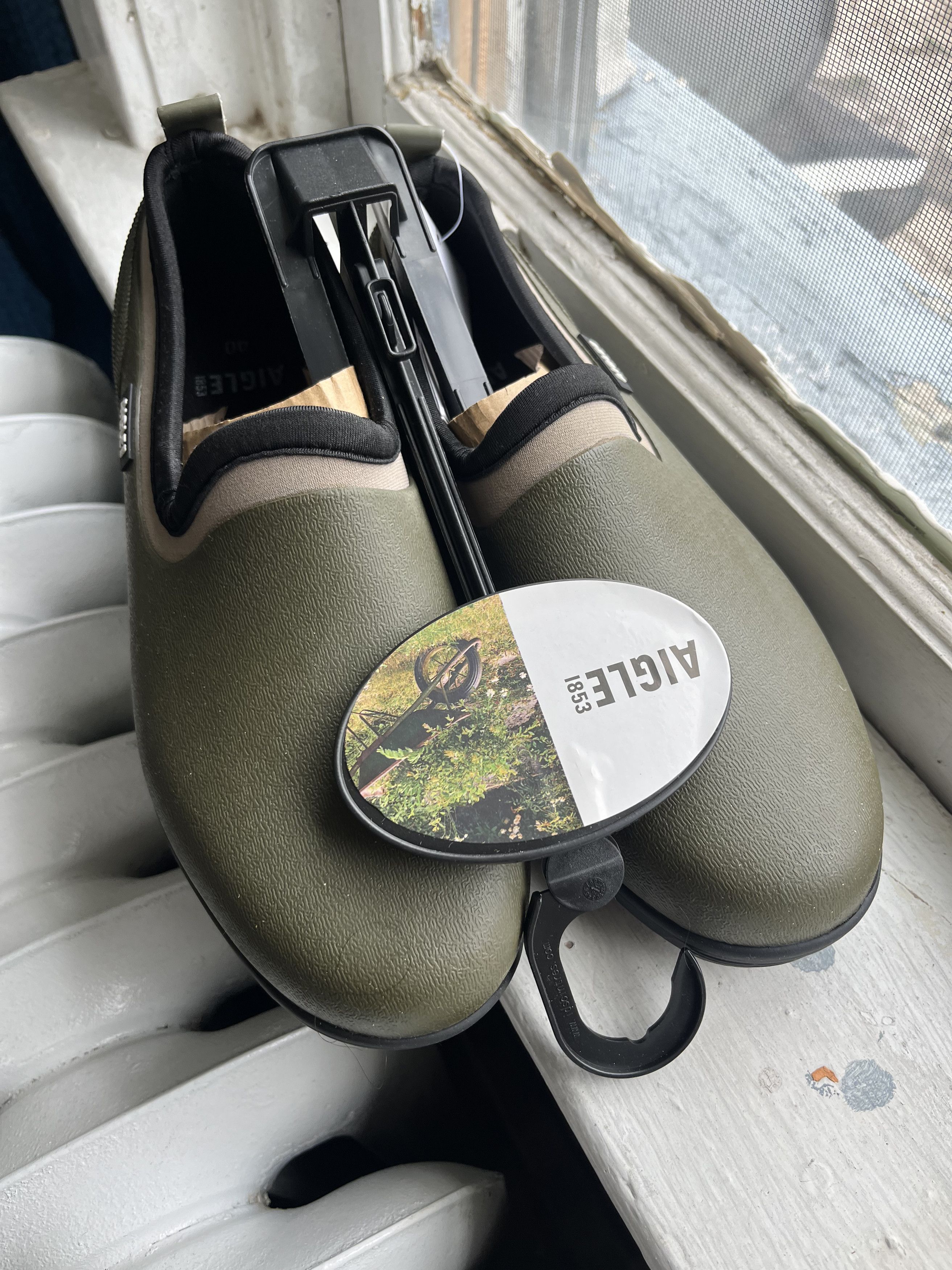Aigle Aigle Dual-Material Garden Clog Size US 7 / EU 40 - 3 Thumbnail