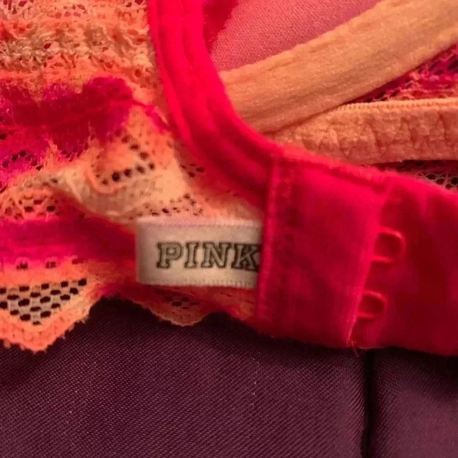 Designer Victoria’s Secret pink bra Size ONE SIZE - 5 Thumbnail