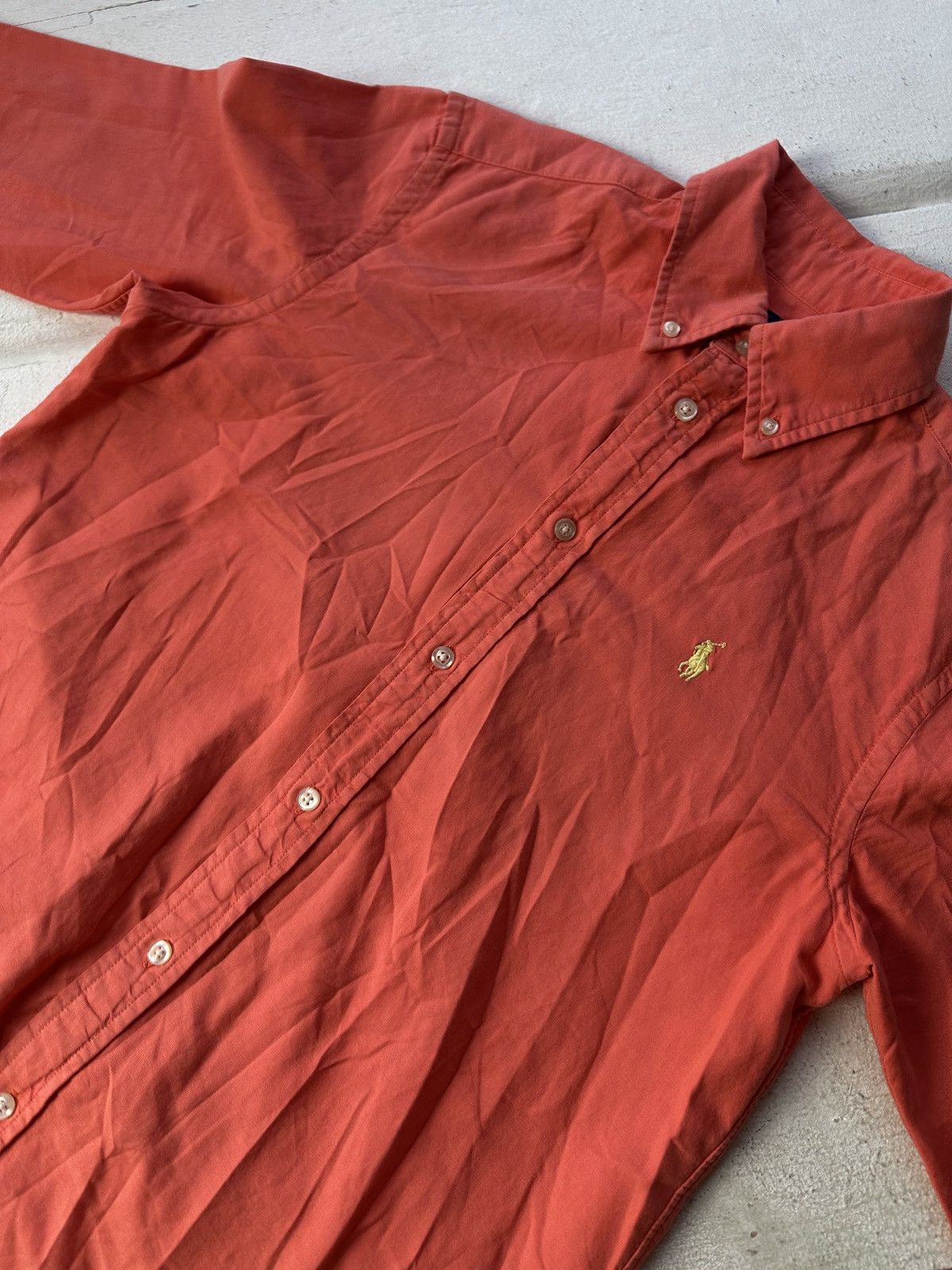 Ralph Lauren 🚨 VNTG Y2K Polo Ralph Lauren Shirt RARE long SLEEVE Size US S / EU 44-46 / 1 - 5 Thumbnail